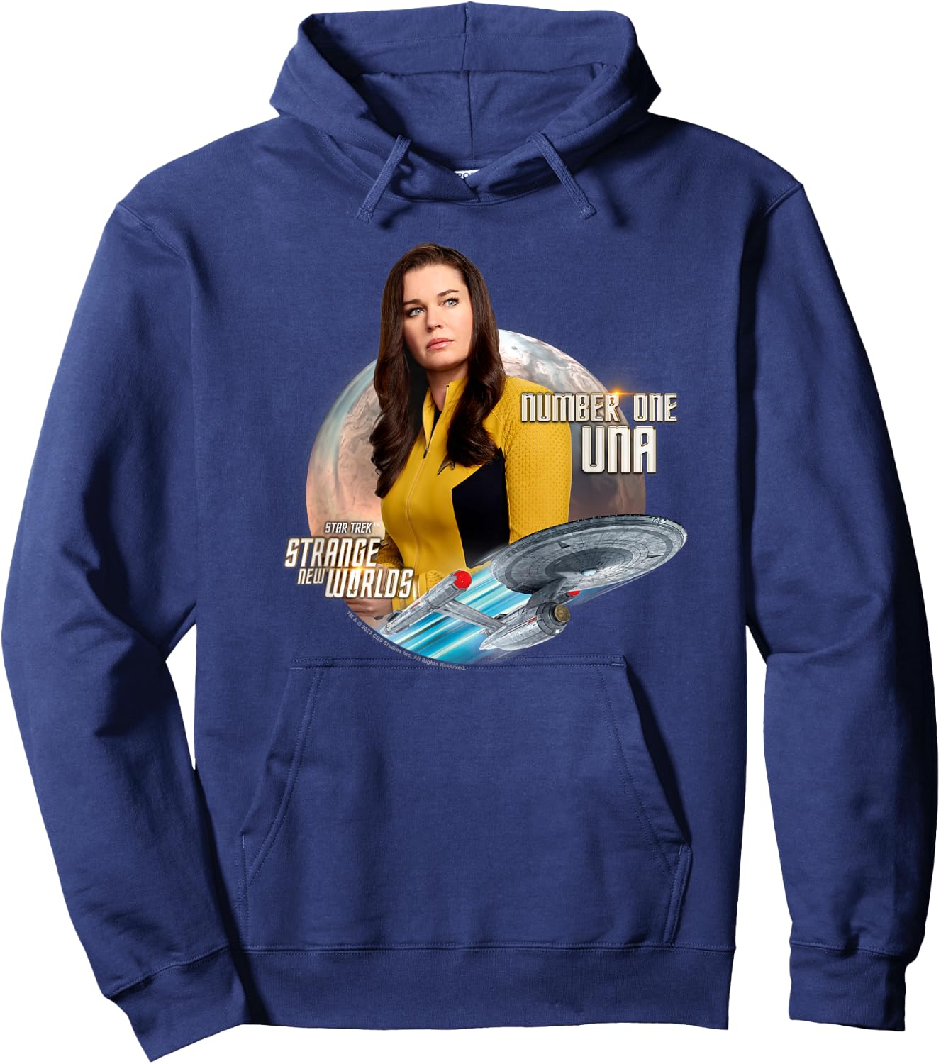 Star Trek Strange New Worlds Number One Una Hoodie - Hoodie | Navy