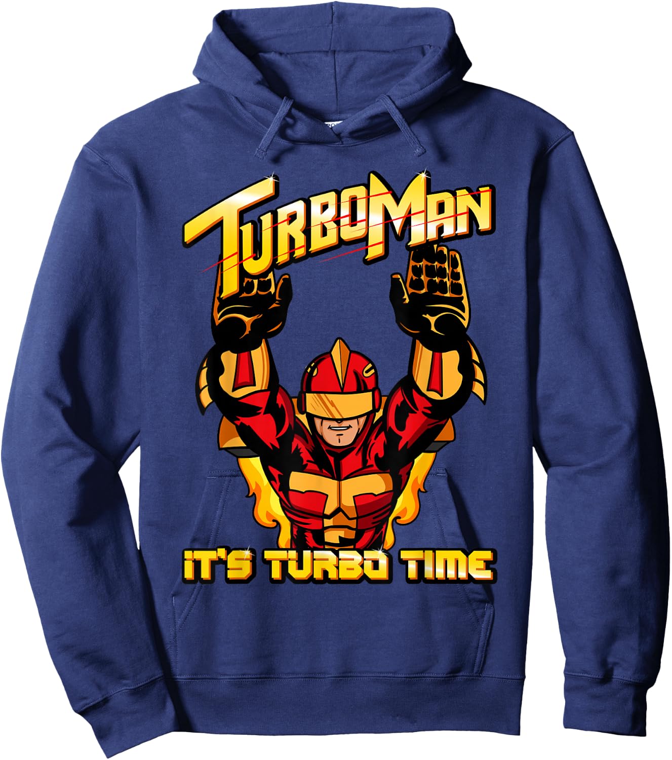 Turbo Man - It's Turbo Time Hoodie - Hoodie | Navy