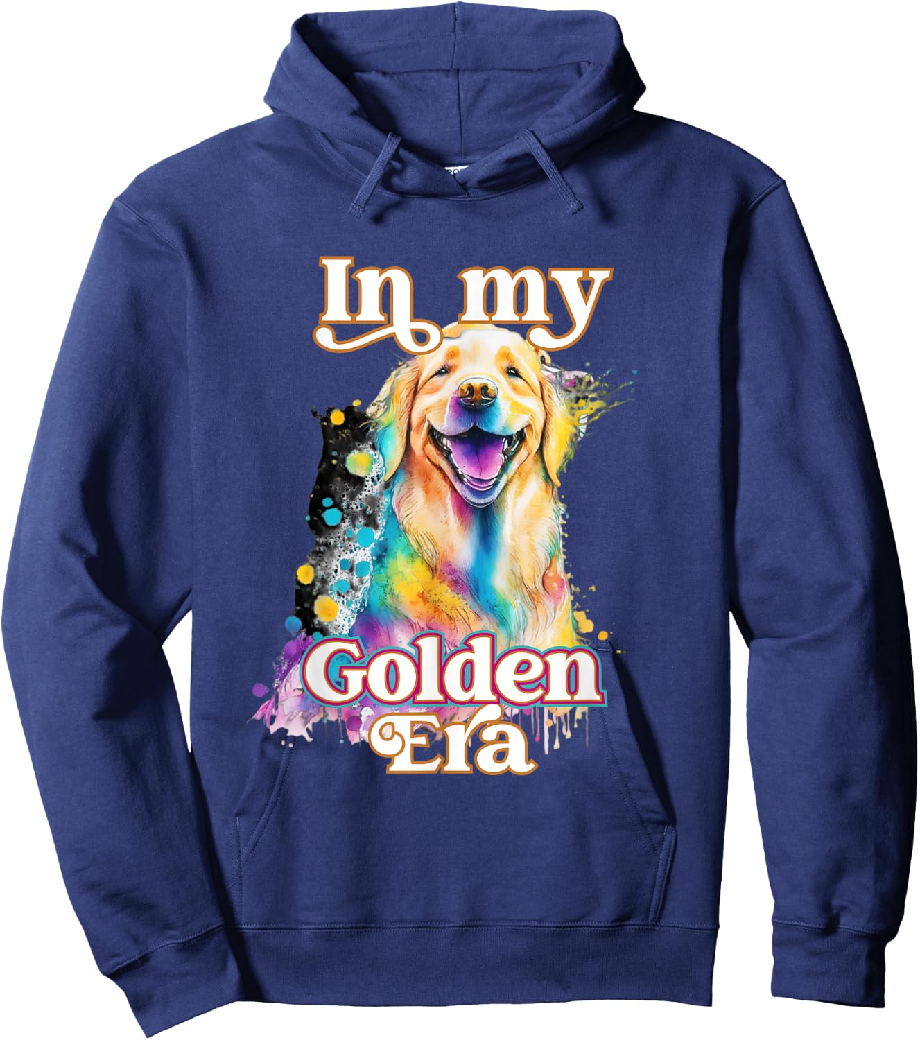 In My Golden Retriever Era Hoodie - Hoodie | Navy