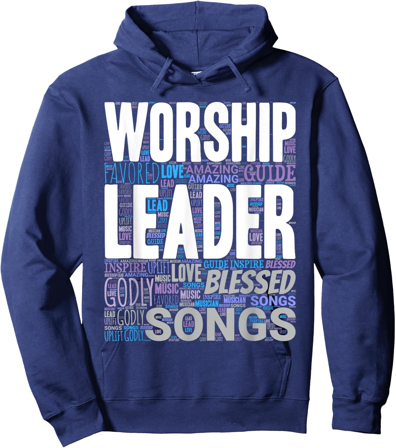 Worship Leader Church Musician Hoodie - Hoodie | Navy