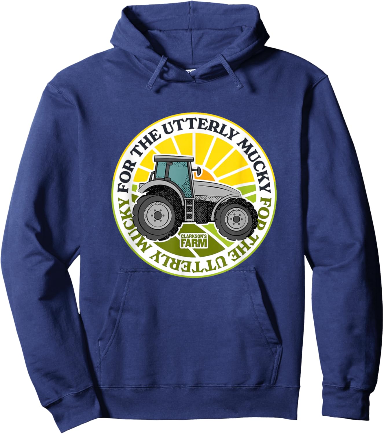 Clarkson's Farm - For the Utterly Mucky Hoodie - Hoodie | Navy