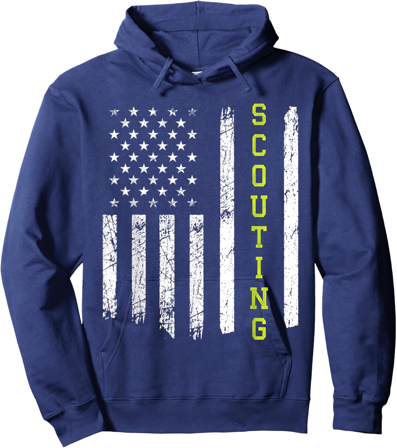 Scouting US American Flag Hoodie - Hoodie | Navy