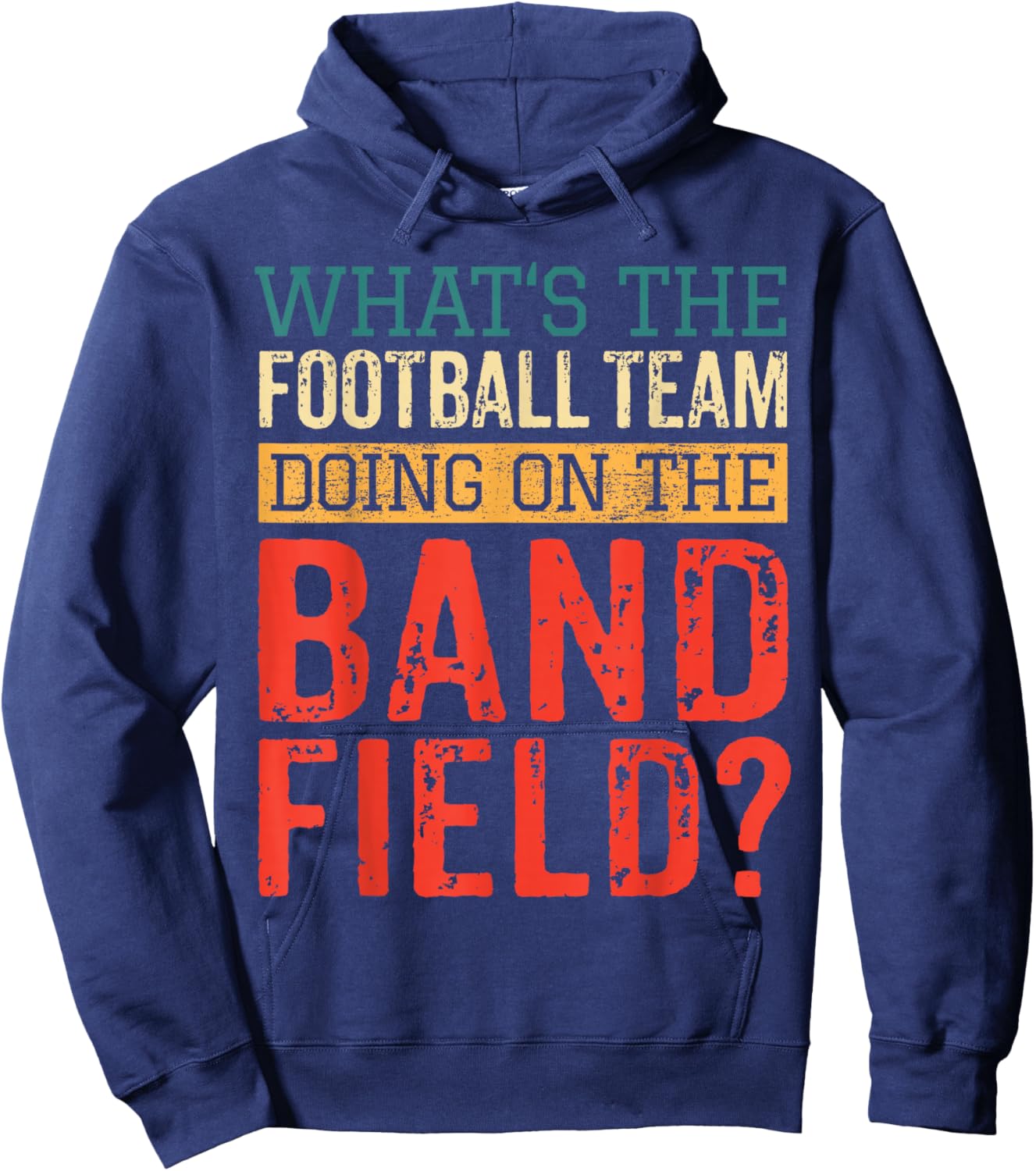 Funny Marching Band Hoodie - Hoodie | Navy