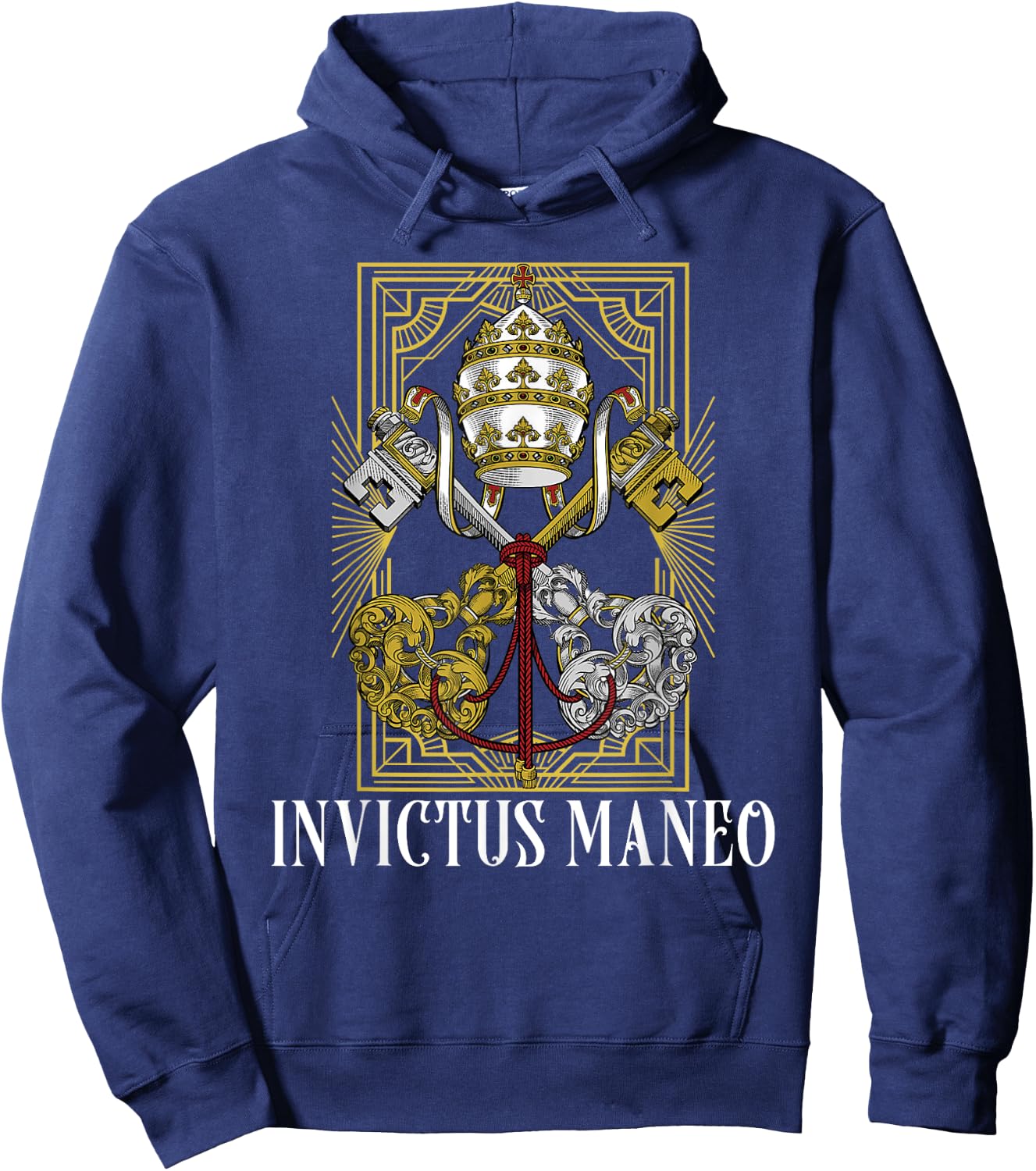 Catholic Holy See Latin Mass Vatican Hoodie - Hoodie | Navy