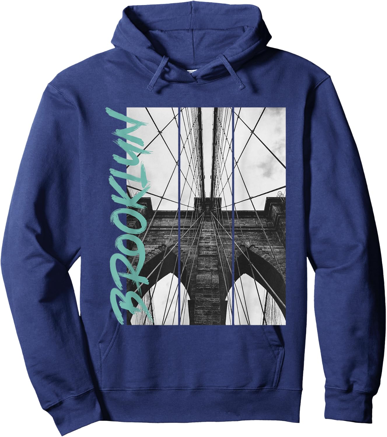 Brooklyn, New York City Hoodie - Hoodie | Navy