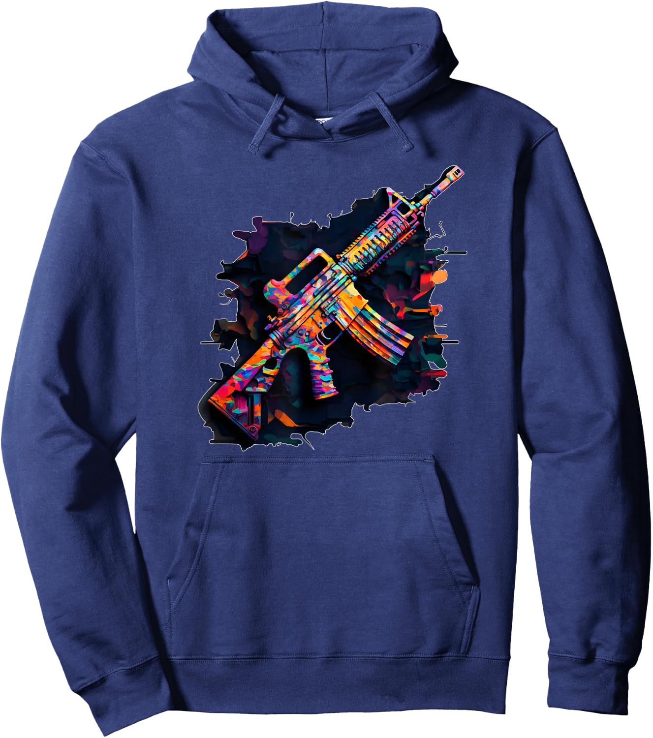 AR15 Mythical Rifle Life & Shooting in Colours Hoodie - Hoodie | Navy