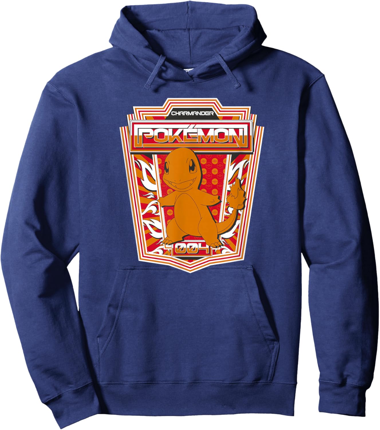 Pokémon Charmander 004 Color Pop Badge Hoodie - Hoodie | Navy