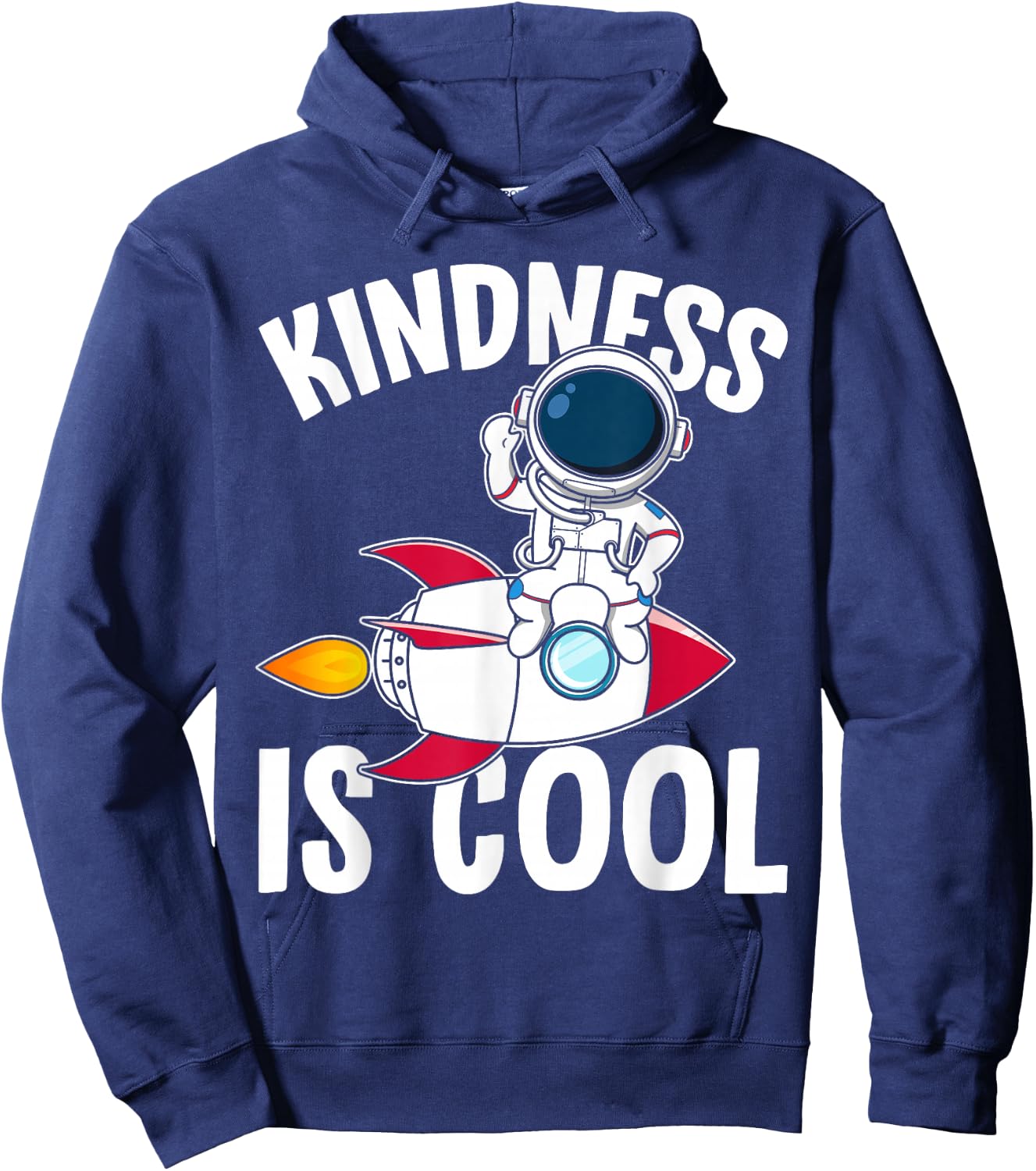 Be Kind Kids Kindness is Cool Boys Hoodie - Hoodie | Navy