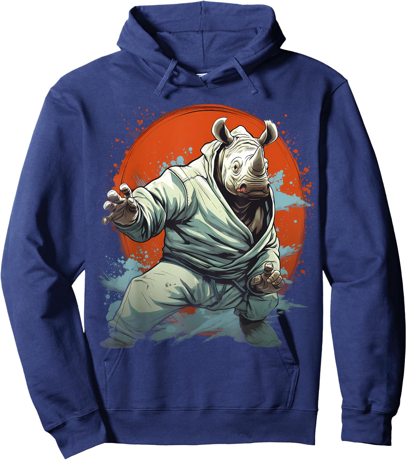 MMA Rhino Karate Hoodie - Hoodie | Navy
