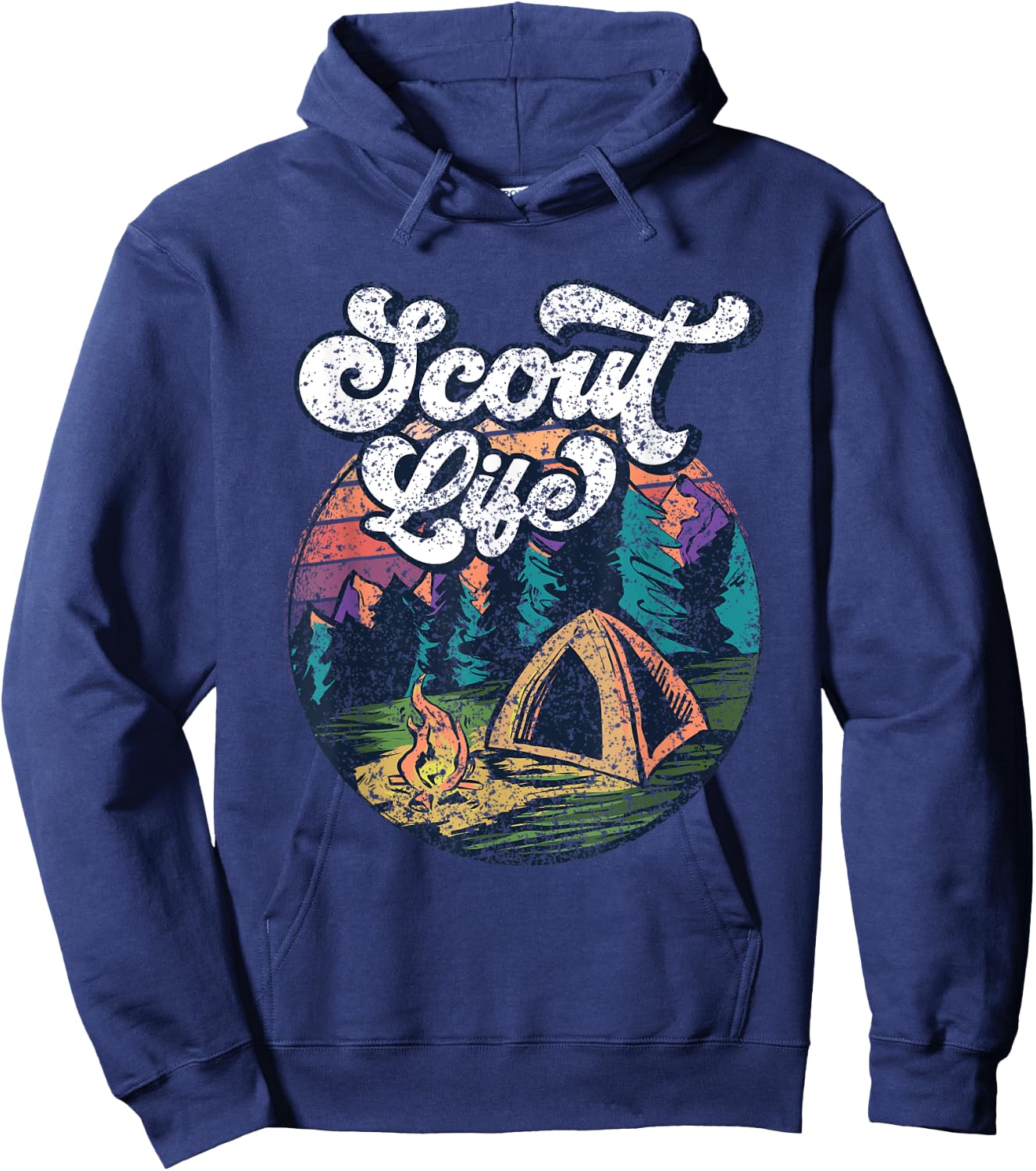 Scout Life Scouting Scouts Outdoor Hiking Hoodie - Hoodie | Navy