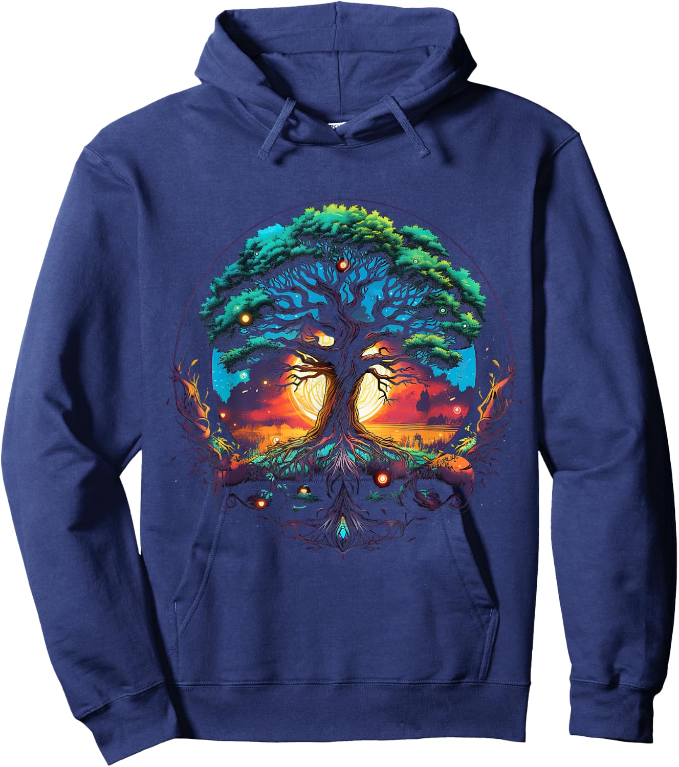 Tree of Life Viking Midgard Thor Walhalla Hoodie - Hoodie | Navy