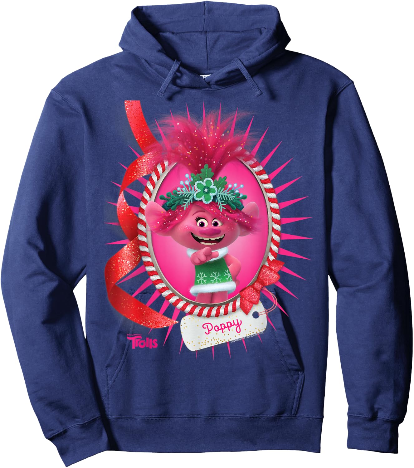 DreamWorks Trolls Poppy Holiday Hoodie - Hoodie | Navy