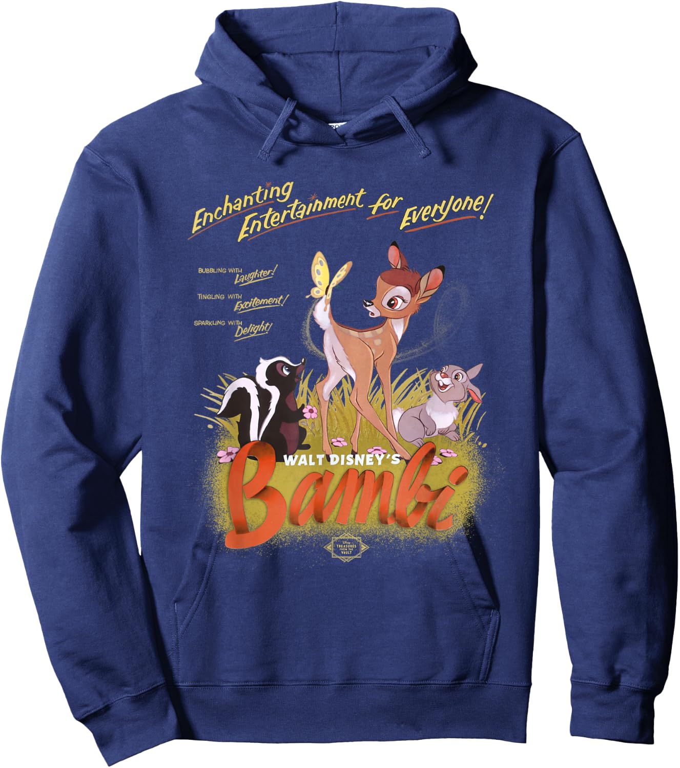Disney Bambi Vintage Movie Art Classic Hoodie - Hoodie | Navy