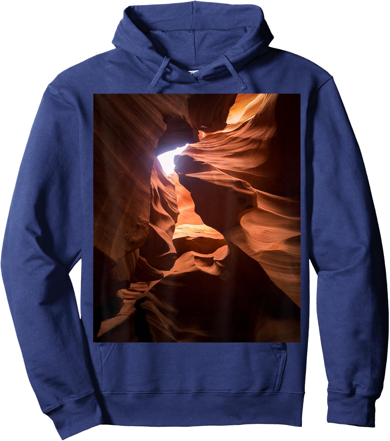 Antelope Canyon Arizona USA Landscape Hoodie - Hoodie | Navy