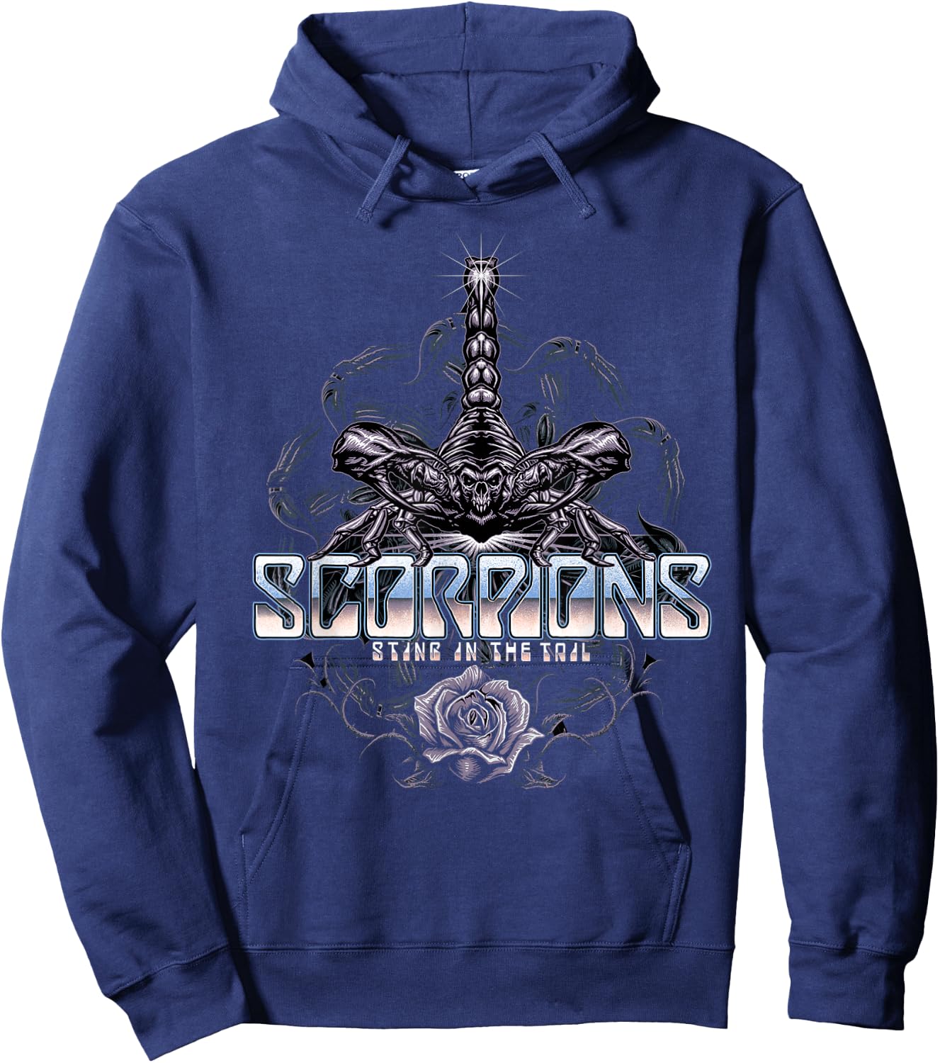Official Scorpions Sting in The Tail Hoodie - Hoodie | Navy