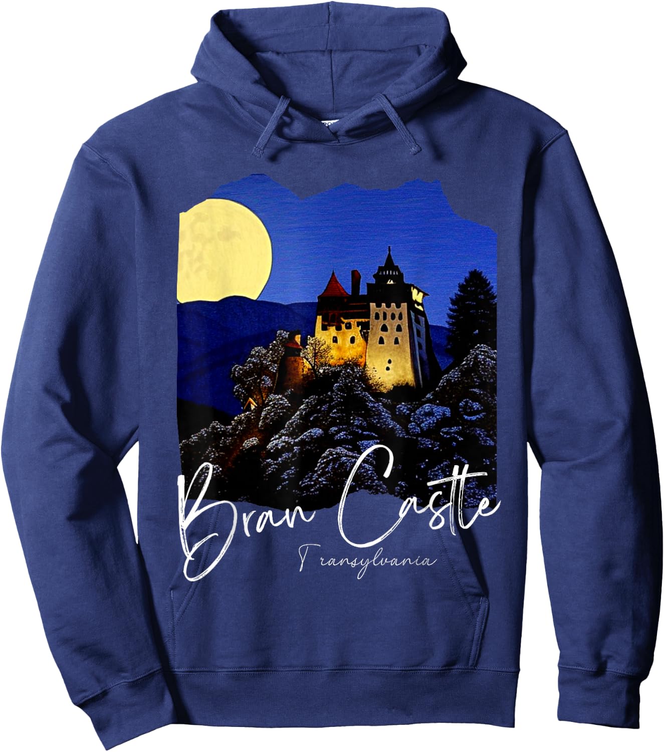Bran Castle Romania Bran Castle Hoodie - Hoodie | Navy