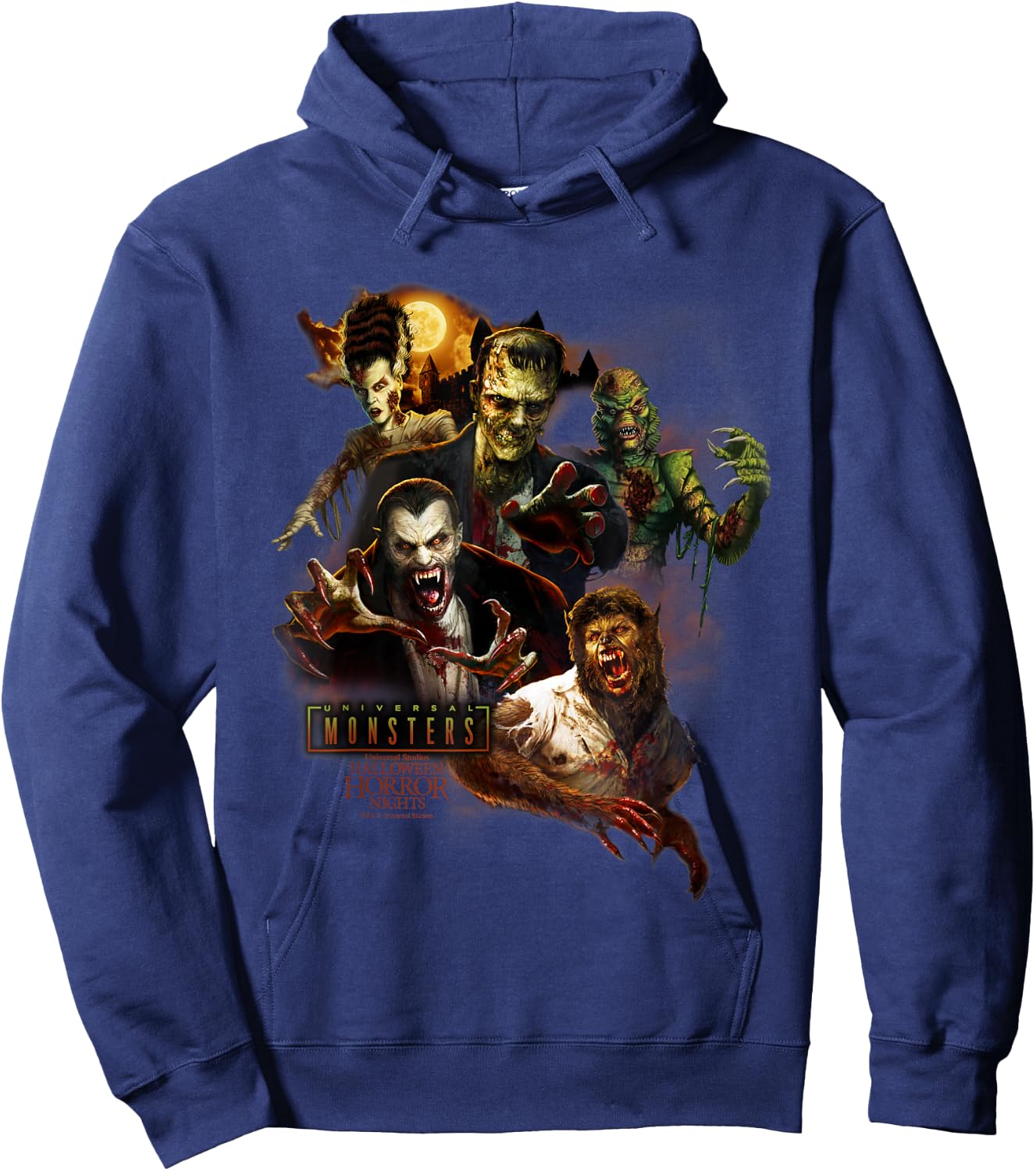 Halloween Horror Nights Universal Monsters Hoodie - Hoodie | Navy