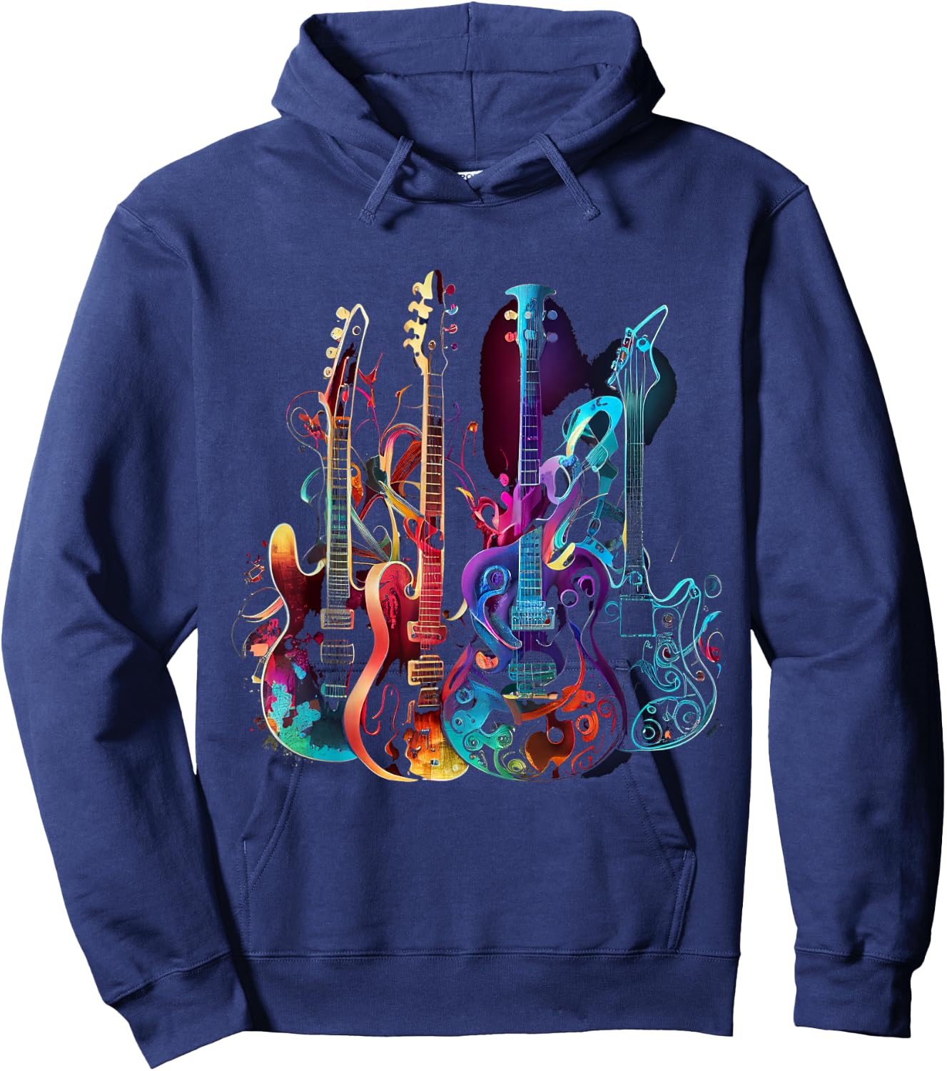 Guitars musician guitarist Hoodie - Hoodie | Navy