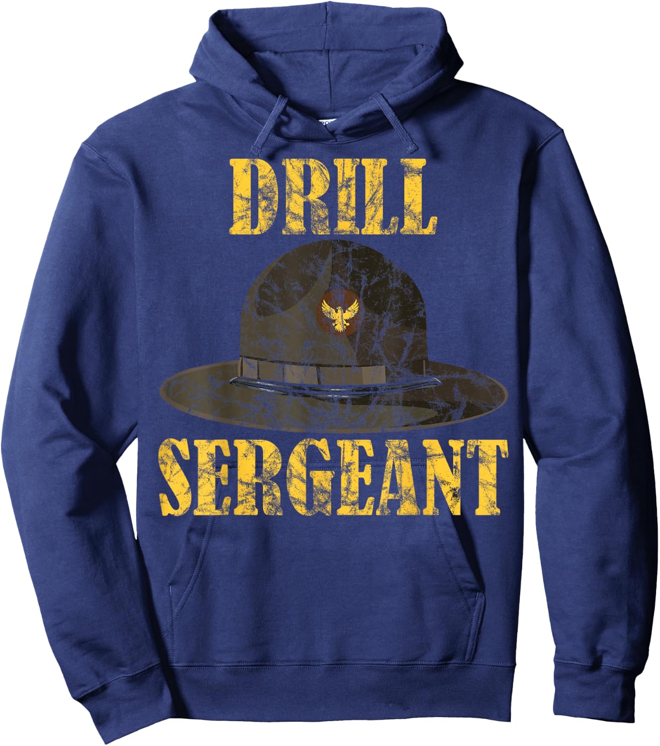 Drill Sergeant a Drill Team or Warrant Officer Hoodie - Hoodie | Navy