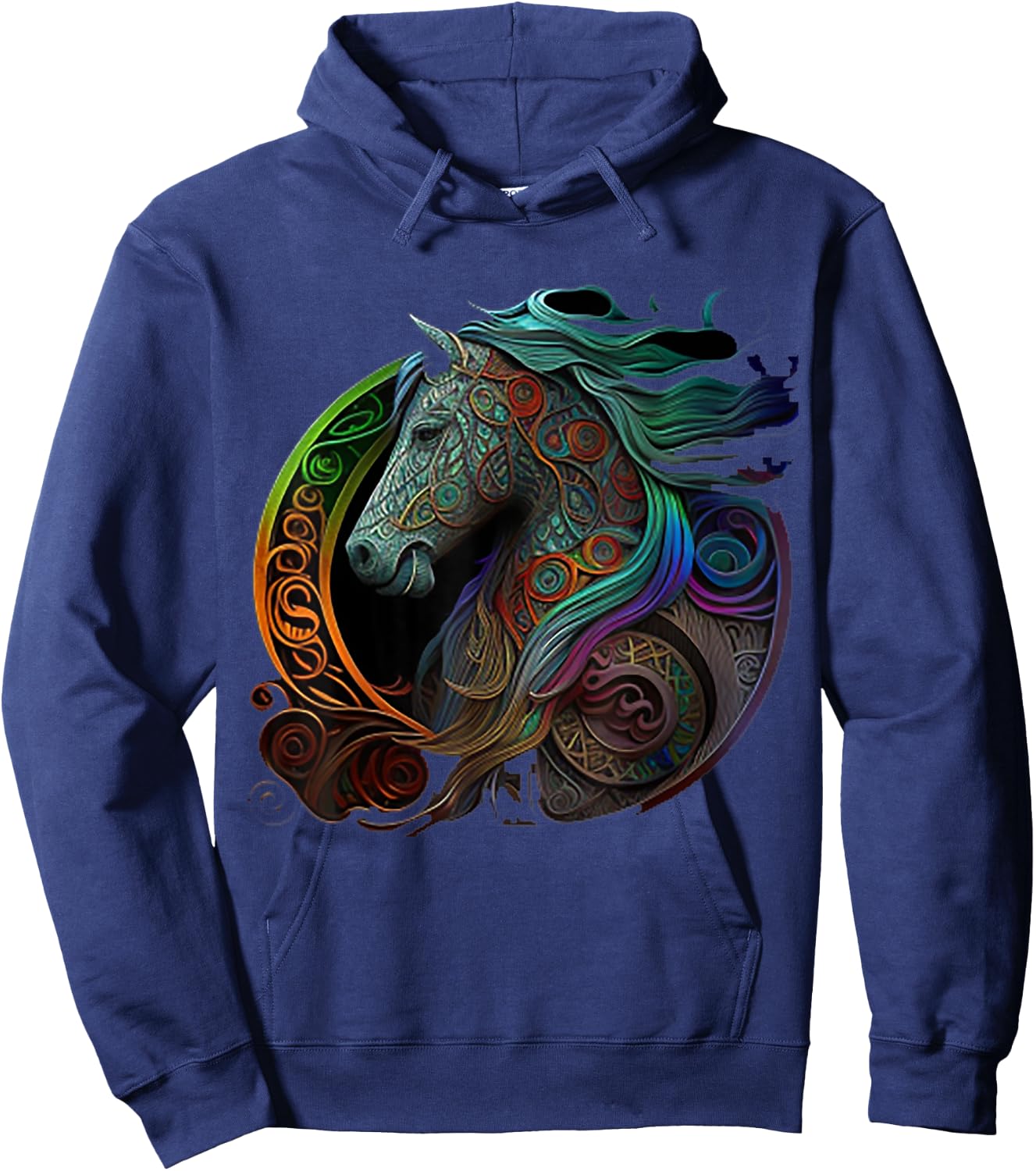 Celtic Knot Horse Hoodie - Hoodie | Navy