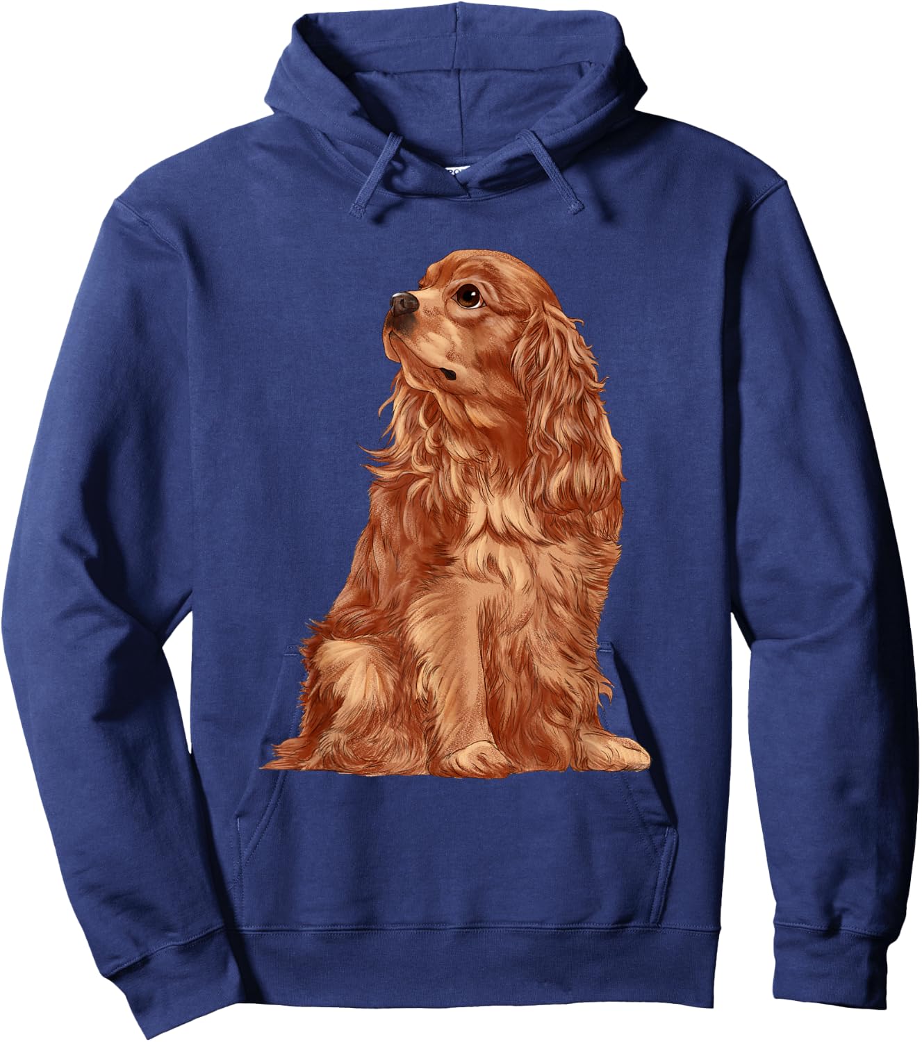 Cavalier King Charles Spaniel Dog Seat Hoodie - Hoodie | Navy