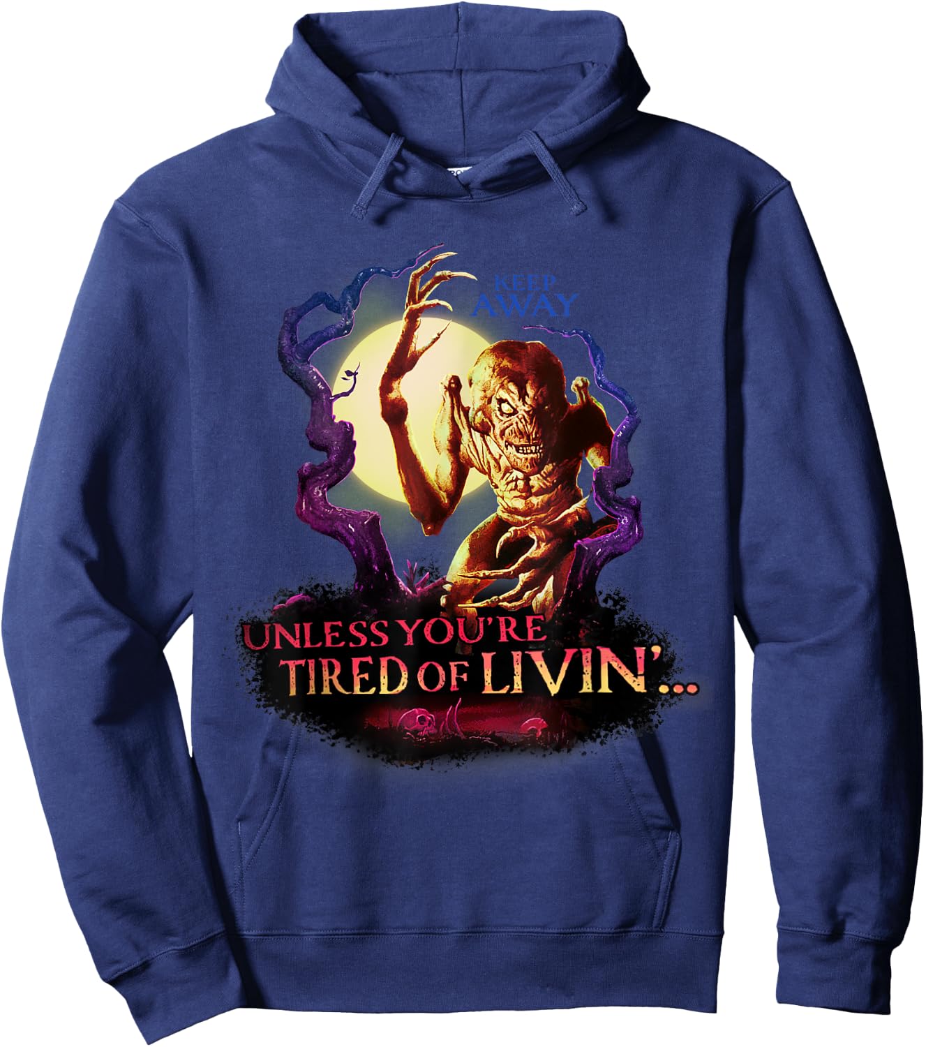 Pumpkinhead Tired of Living Silohuette Hoodie - Hoodie | Navy