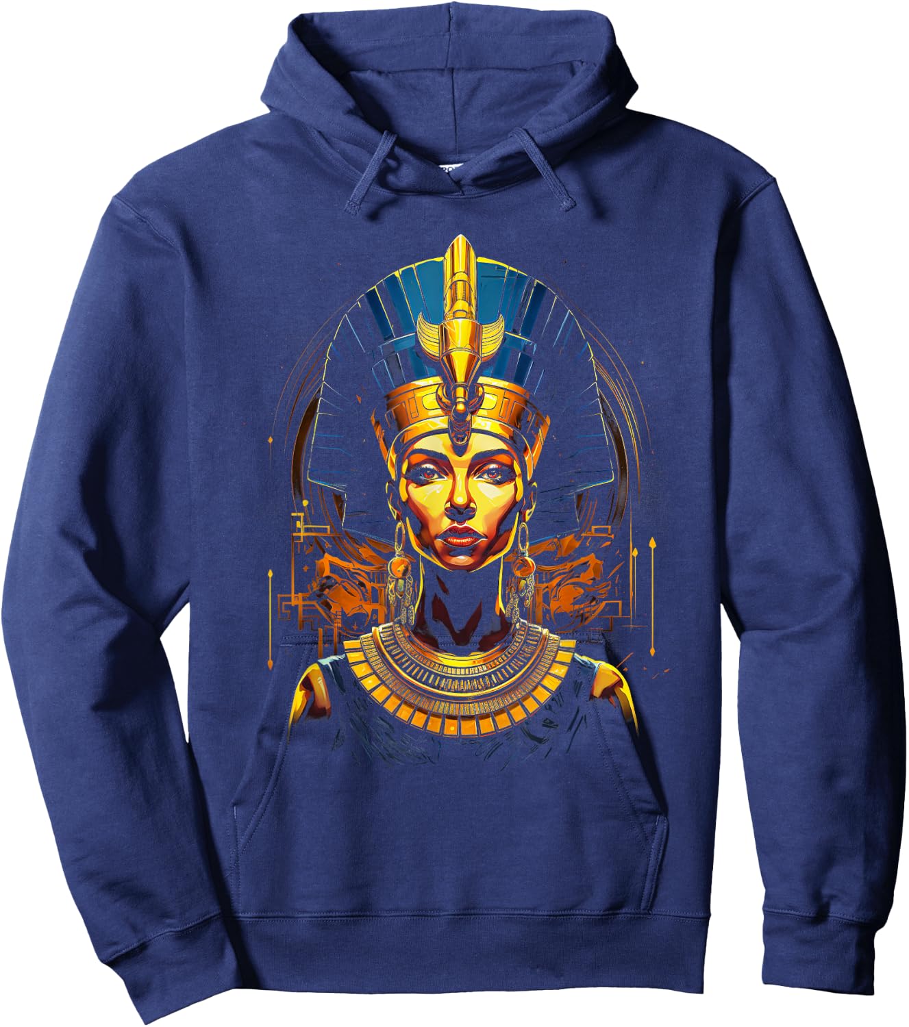 Egyptian Queen Nefertiti Hoodie - Hoodie | Navy