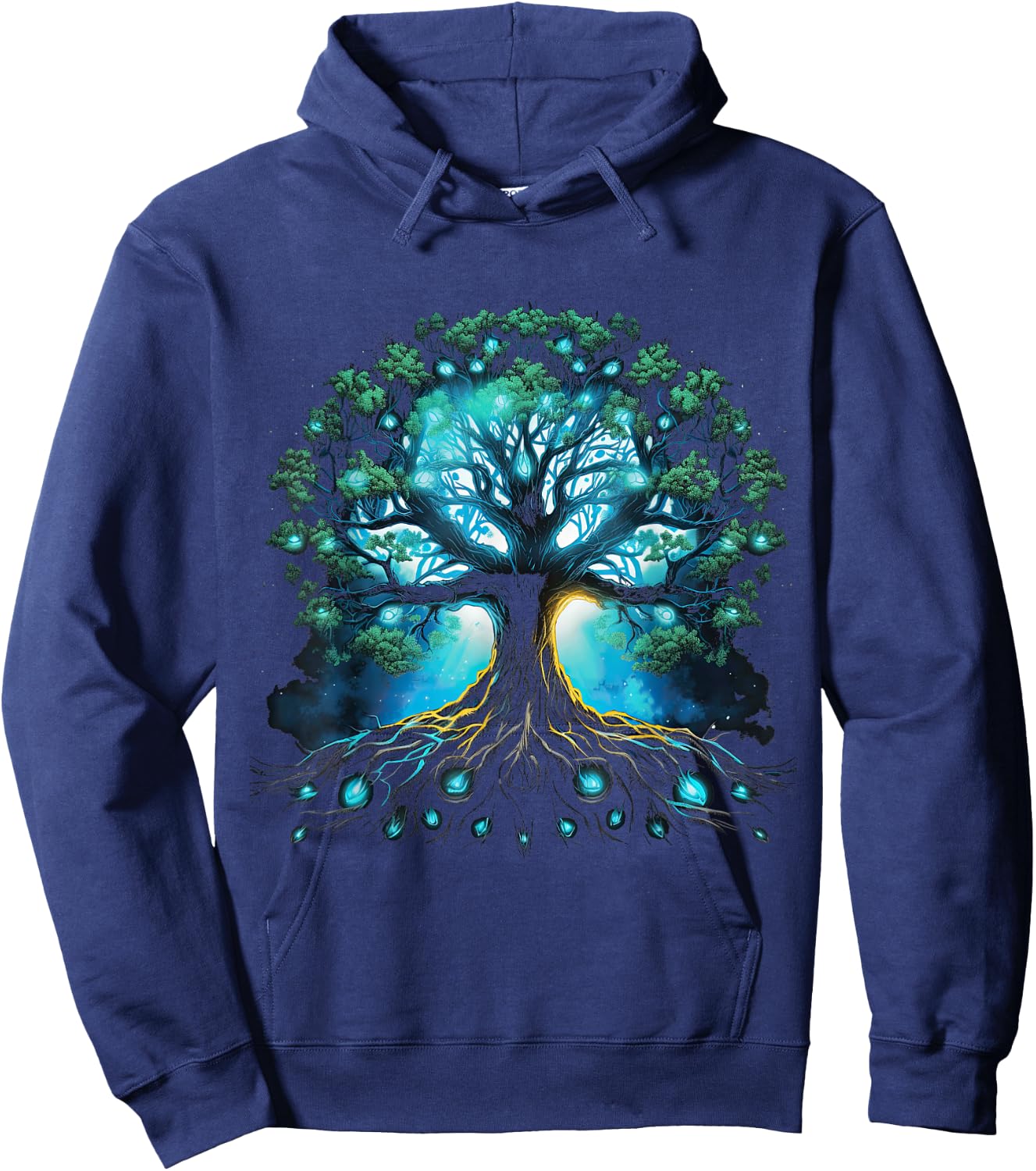 Tree of Life Viking Midgard Thor Walhalla Hoodie - Hoodie | Navy