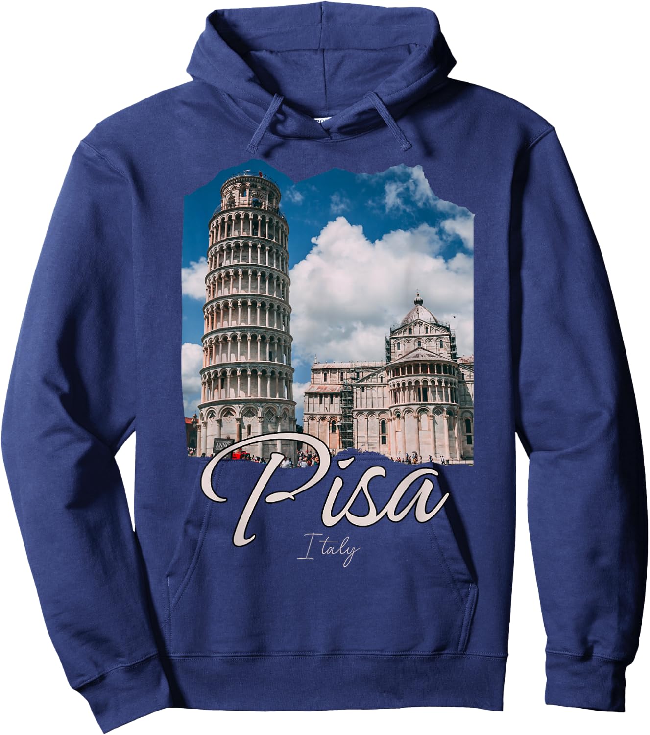 The Leaning Tower Of Pisa Souvenir / Pisa Italy Hoodie - Hoodie | Navy