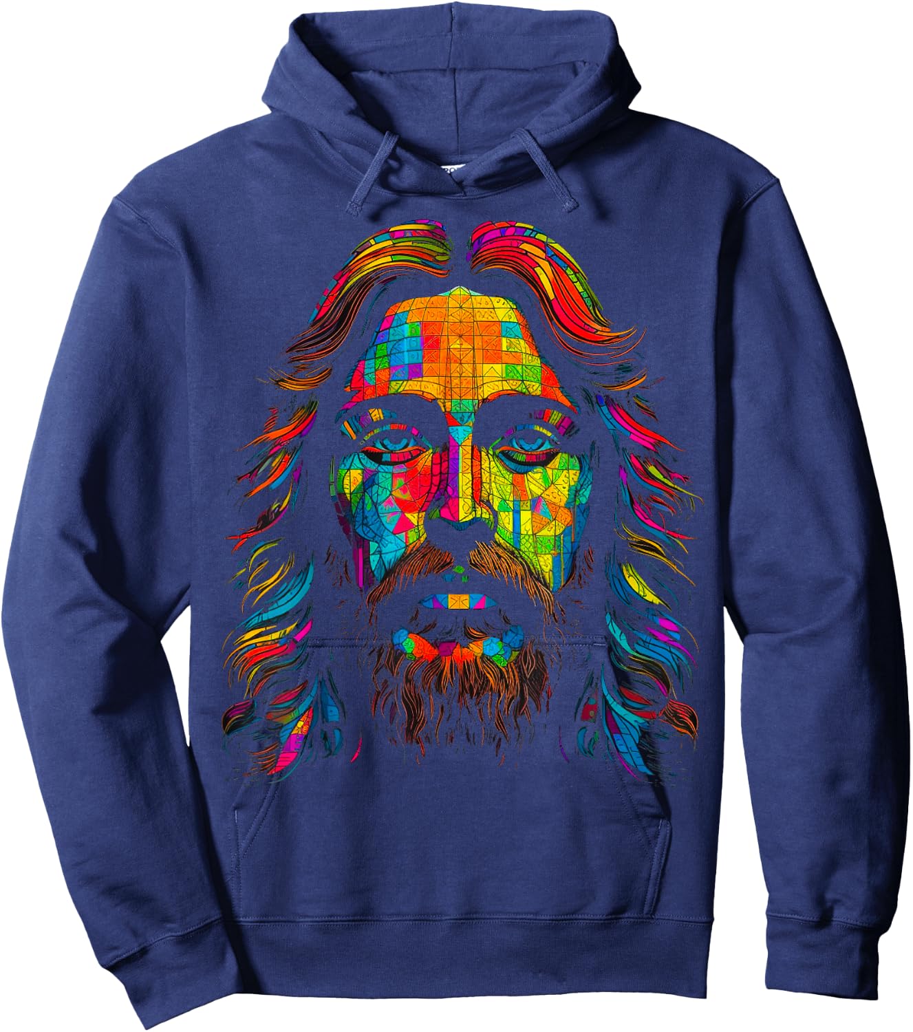Pop Art Jesus Christ Hoodie - Hoodie | Navy
