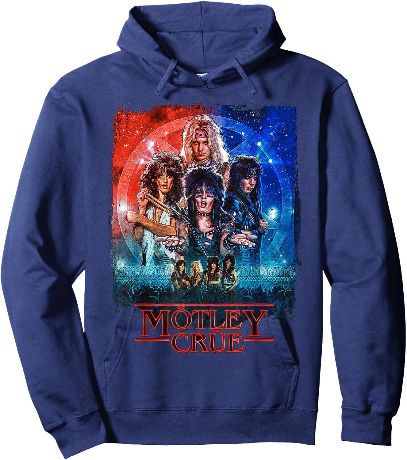 Mötley Crüe – Stanger Crüe Hoodie - Hoodie | Navy