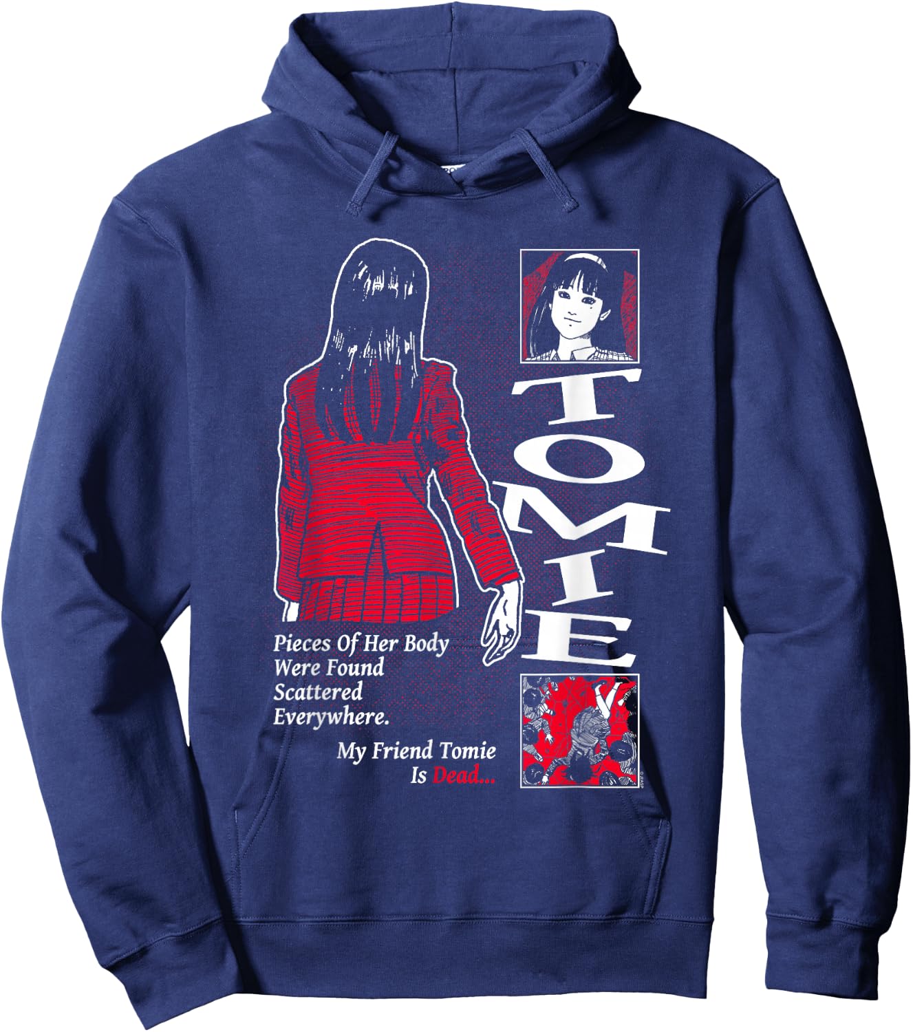 Junji Ito My Friend Tomie Hoodie - Hoodie | Navy