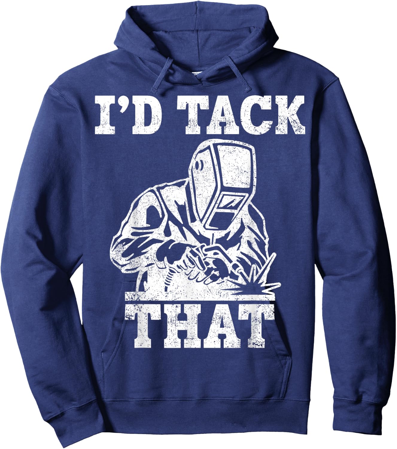 Welder Pipefitter I'd Tack That Hoodie - Hoodie | Navy