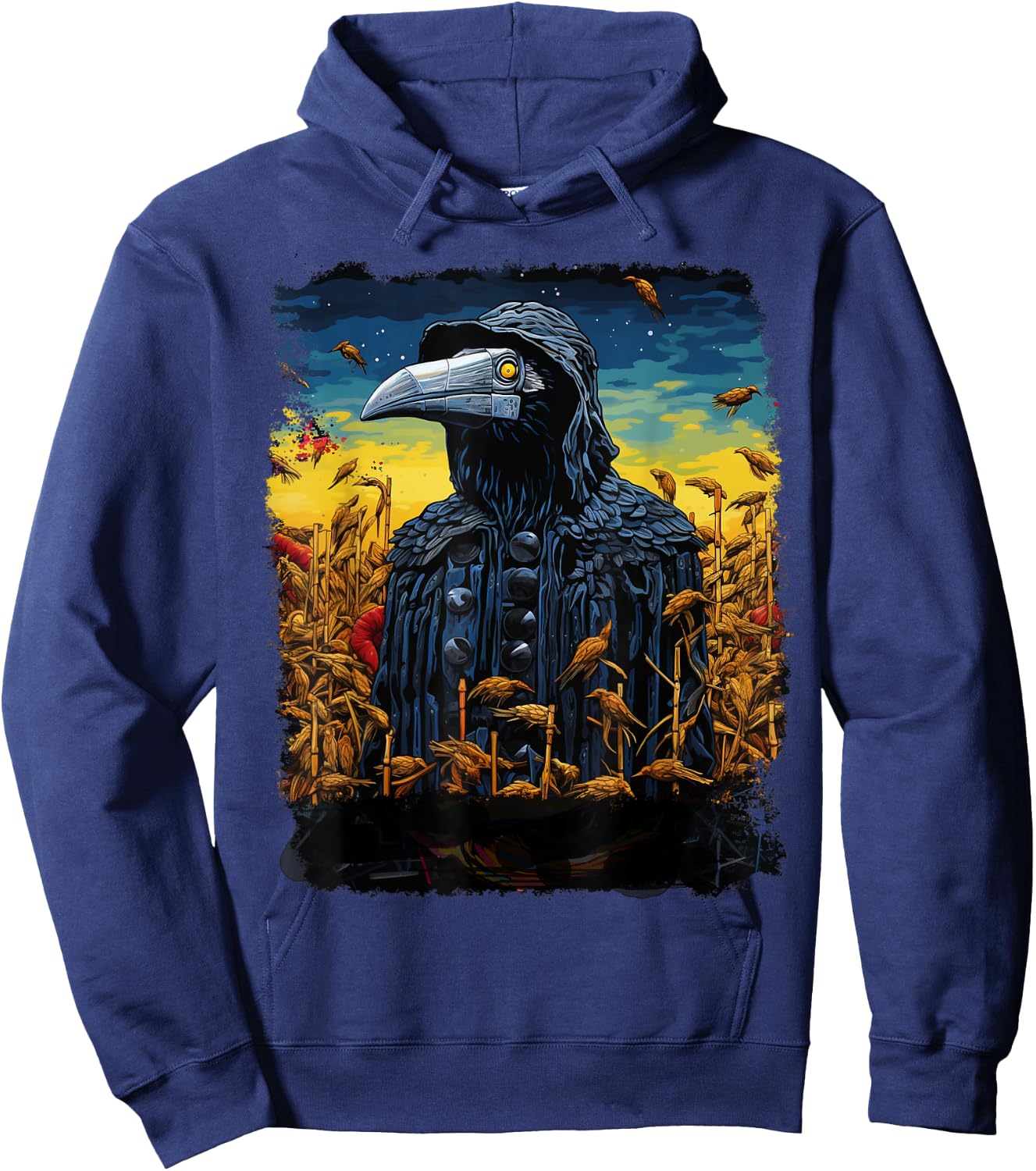 Halloween Plague Doctor Hoodie - Hoodie | Navy