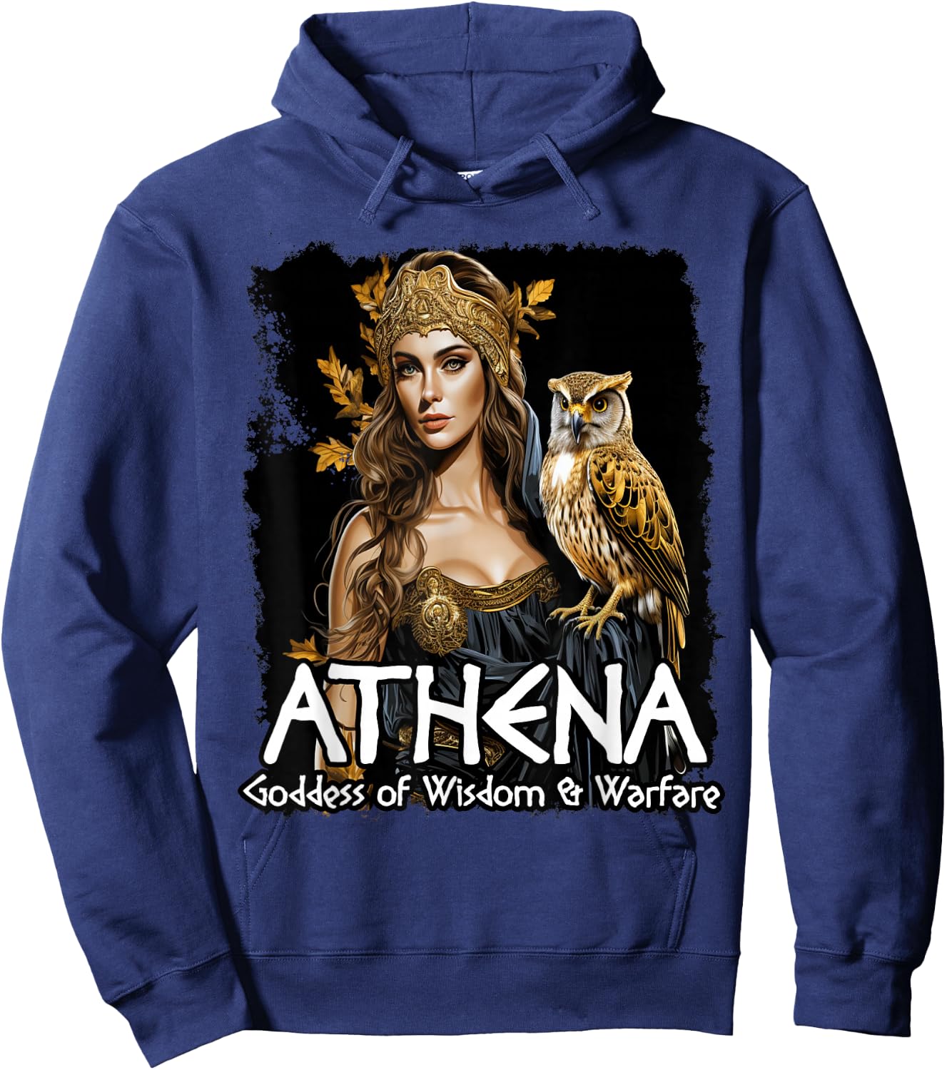 Athena Greek Mythology Hoodie - Hoodie | Navy