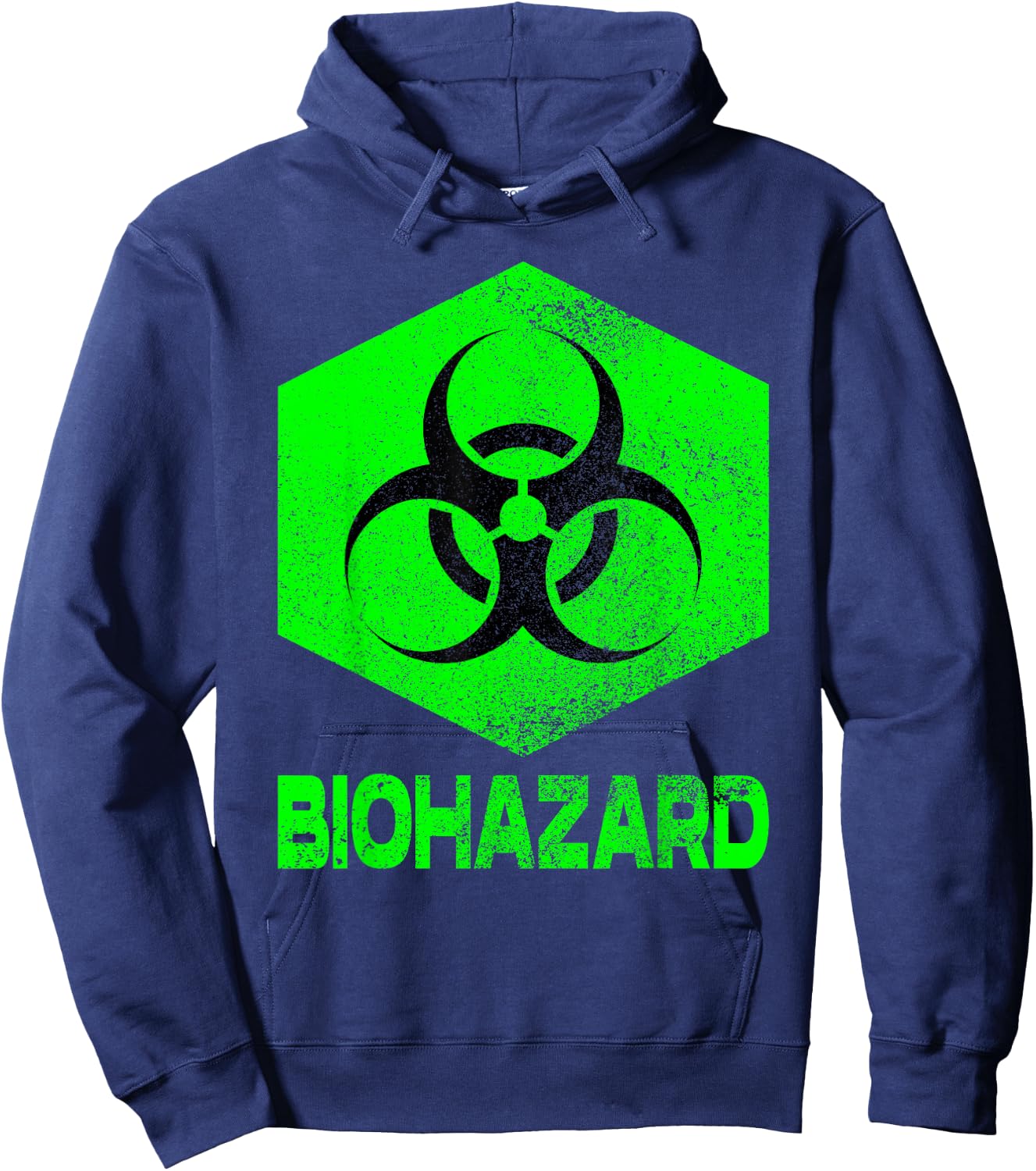 Novelty Graphic Design of Biohazard Women Hoodie - Hoodie | Navy