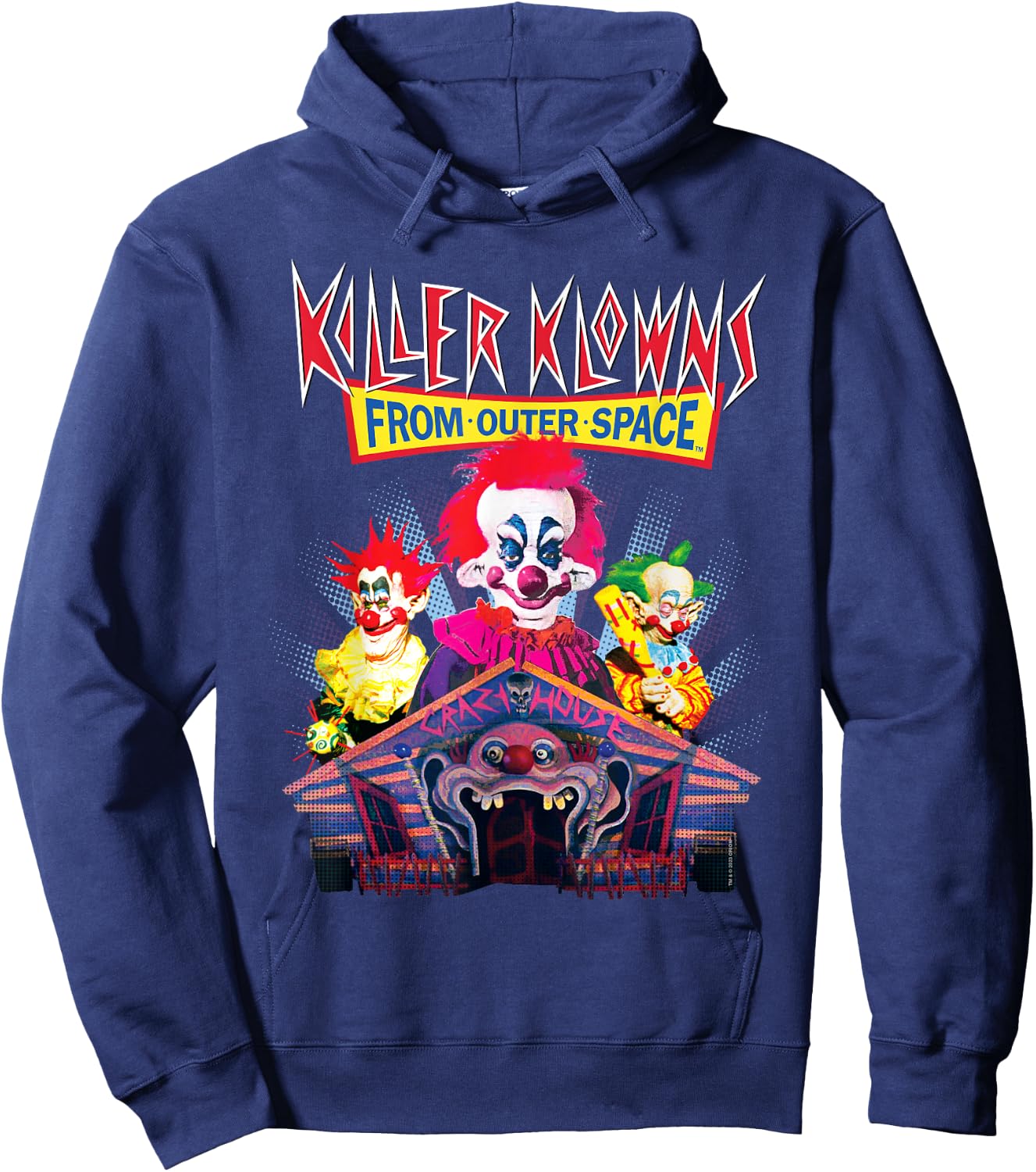 Killer Klowns from Outer Space Crazy House Hoodie - Hoodie | Navy