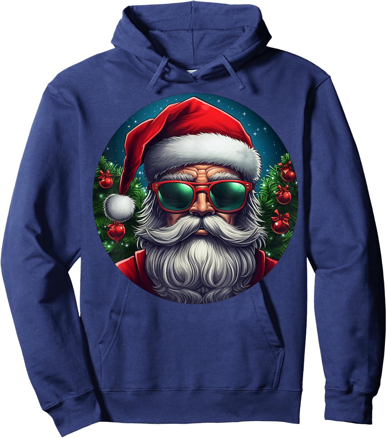 Cool Santa Claus Hoodie - Hoodie | Navy
