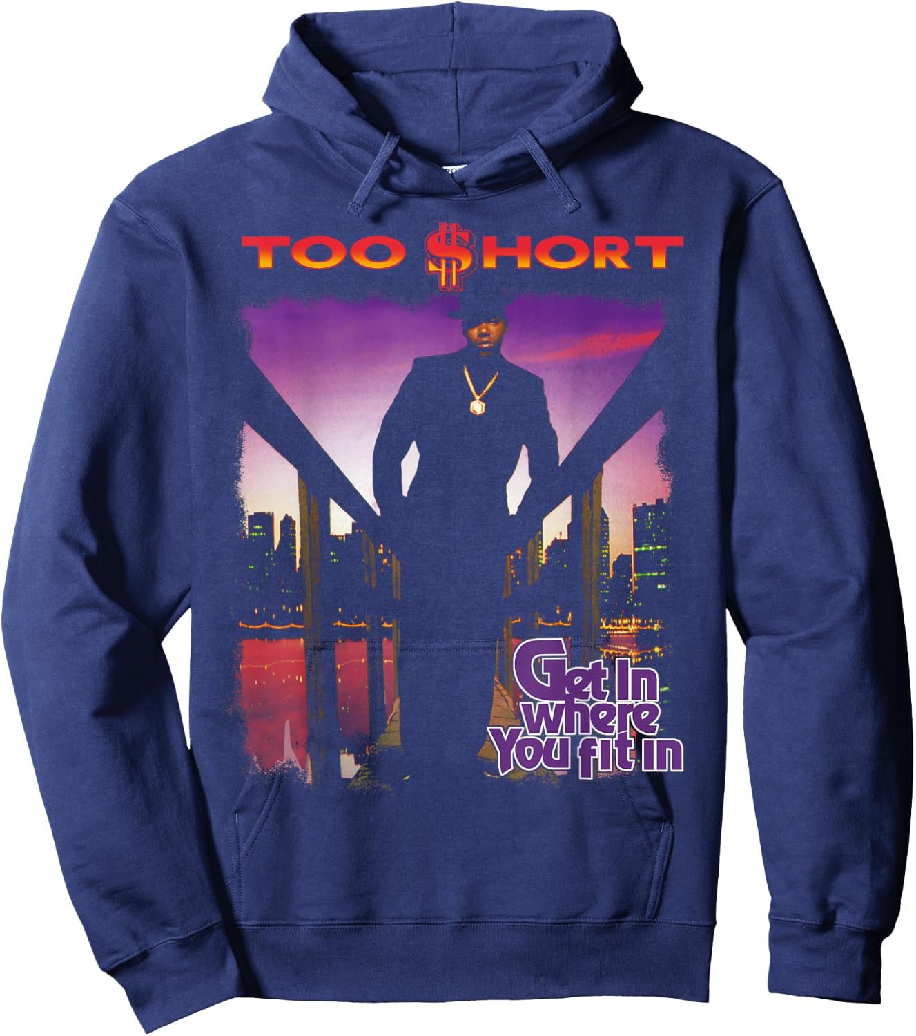 Too Short - Get In Where You Fit In Album Hoodie - Hoodie | Navy