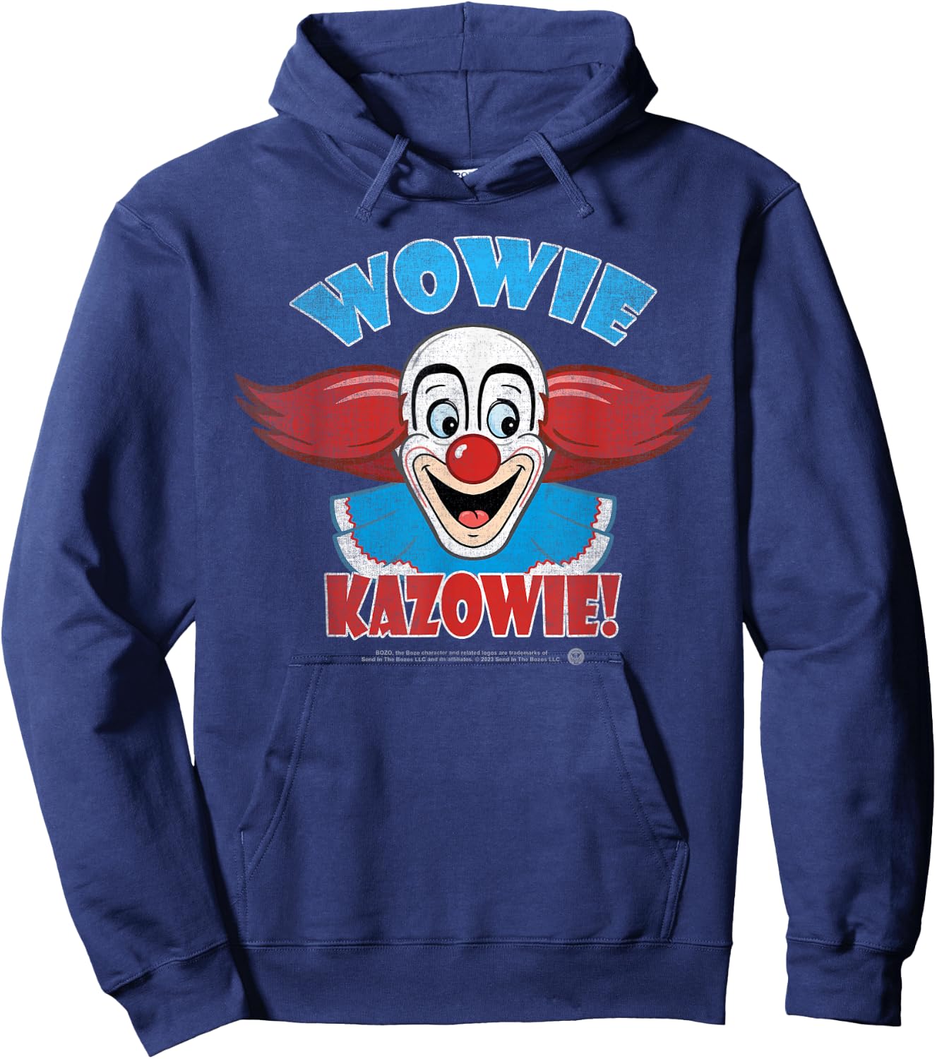 Bozo the Clown - Wowie Kazowie Vintage Hoodie - Hoodie | Navy