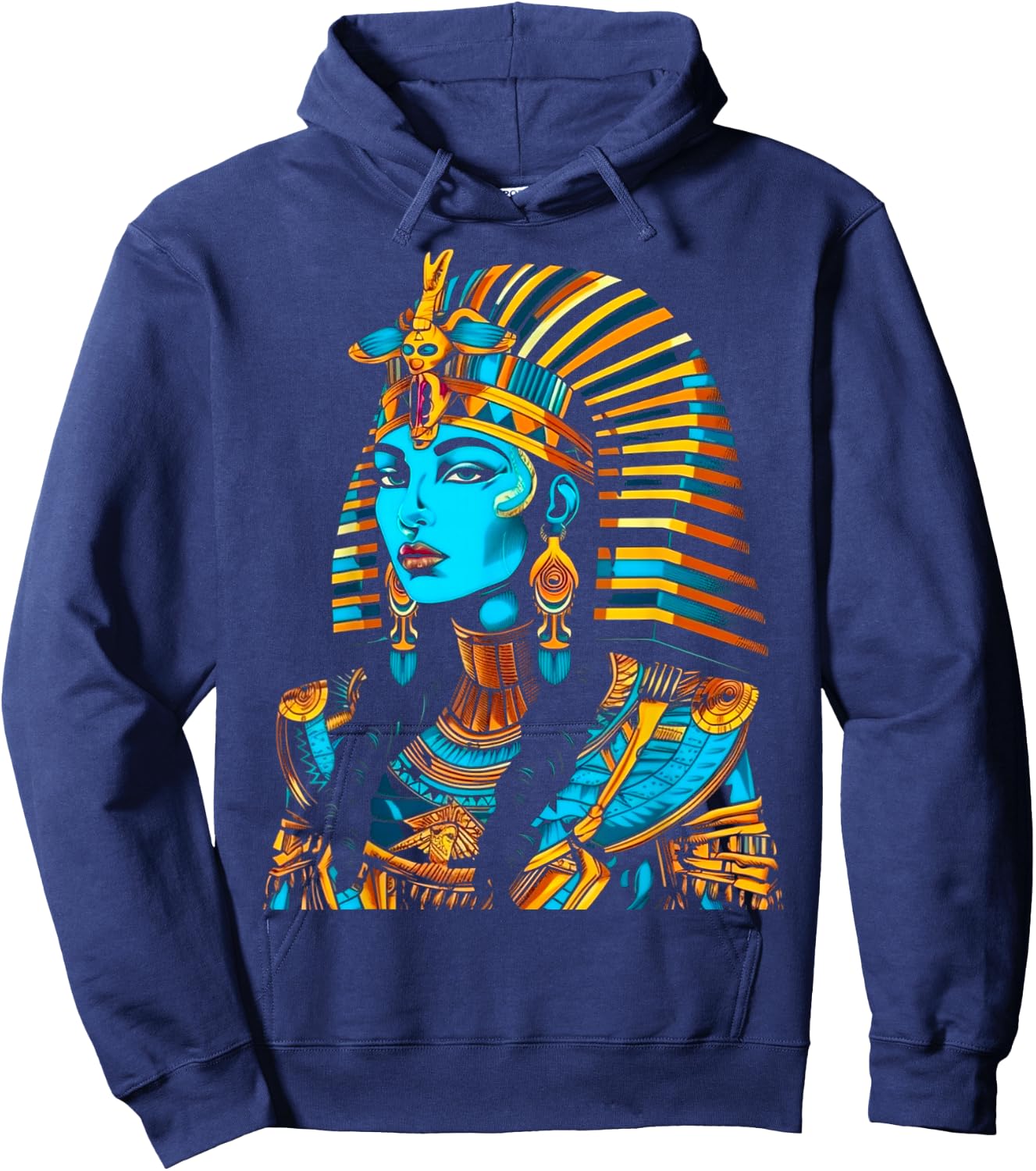 Egyptian Goddess Design Hoodie - Hoodie | Navy