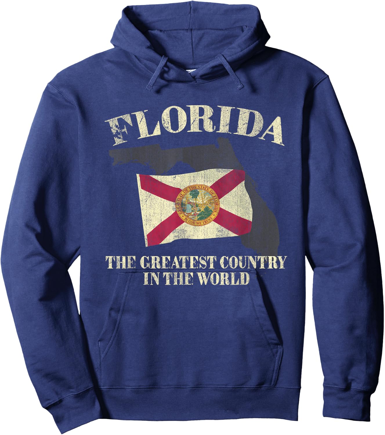 Florida The Greatest Country In The World Hoodie - Hoodie | Navy