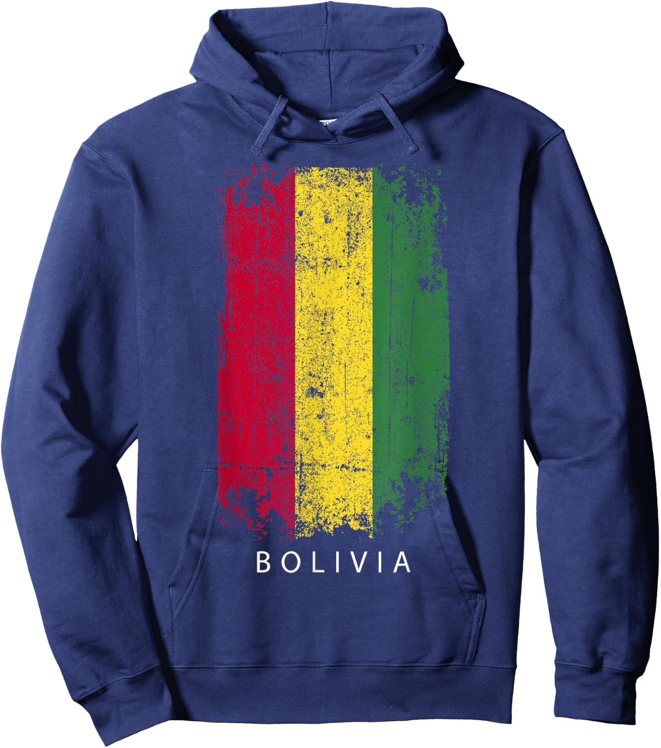 Bolivia Souvenir Design - Country Flag Bolivia Hoodie - Hoodie | Navy