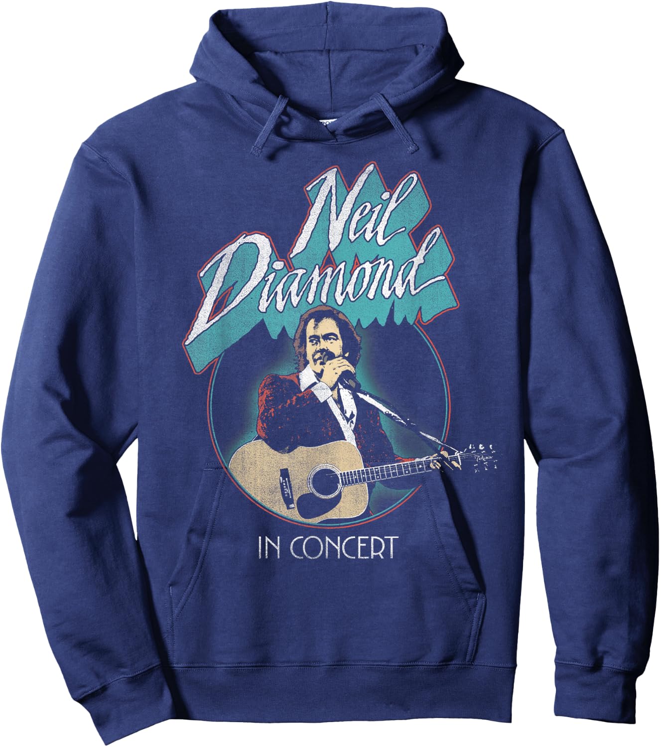 Official Neil Diamond In Concert Hoodie - Hoodie | Navy