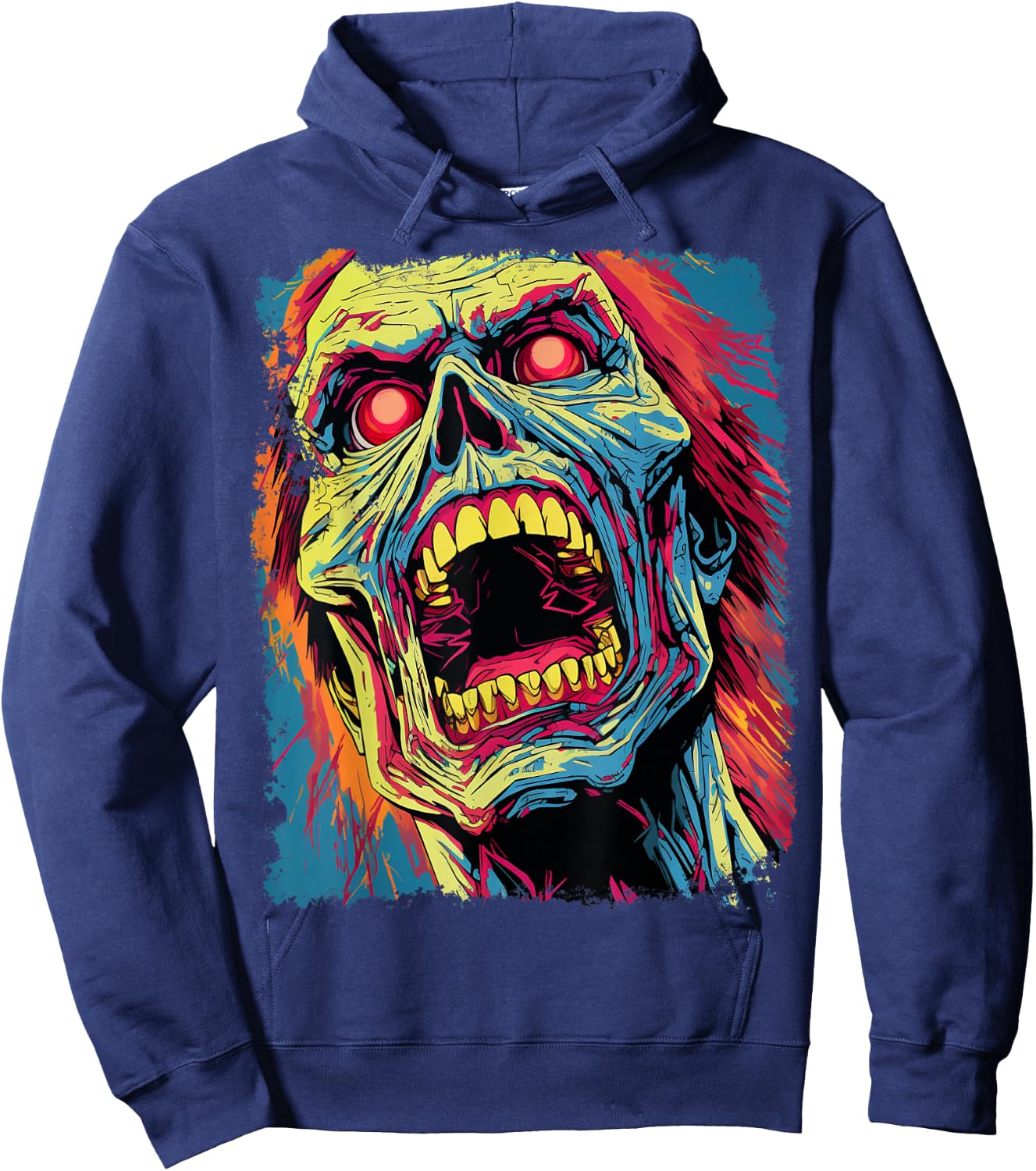 Classic Horror Halloween Hoodie - Hoodie | Navy