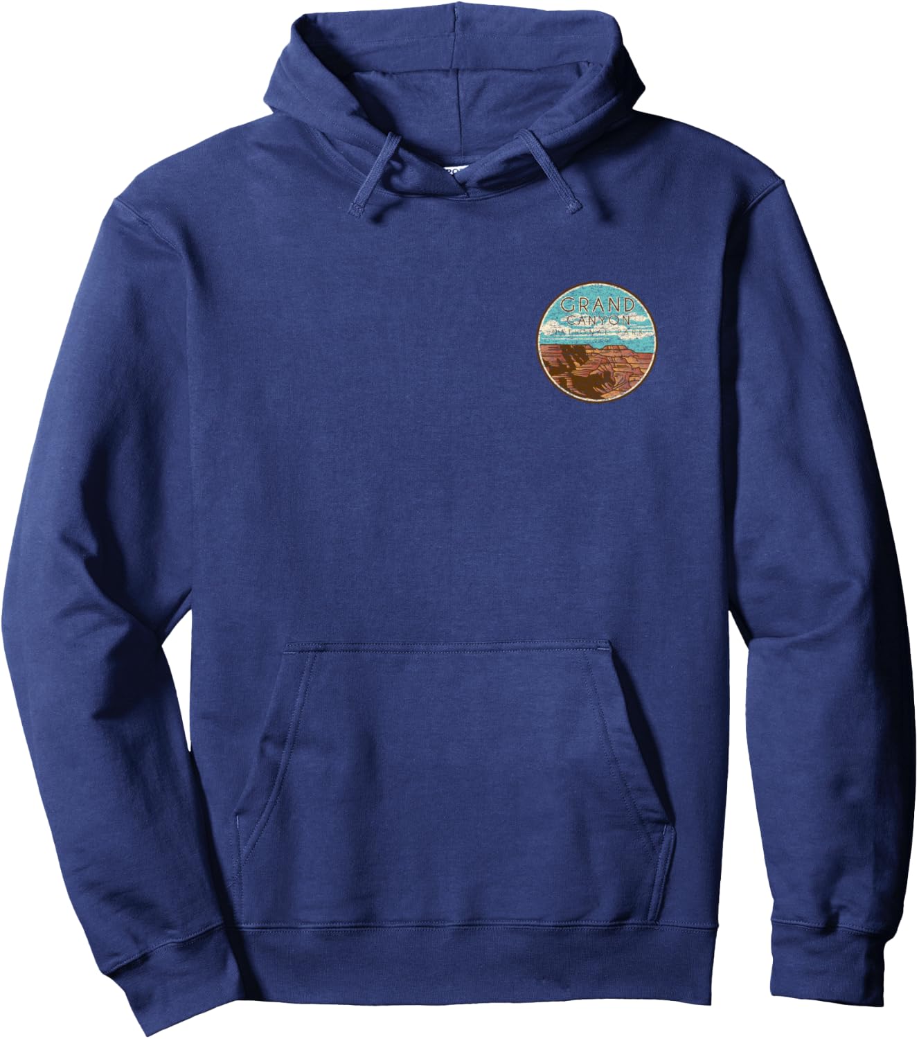 Grand Canyon National Park Retro Hoodie - Hoodie | Navy