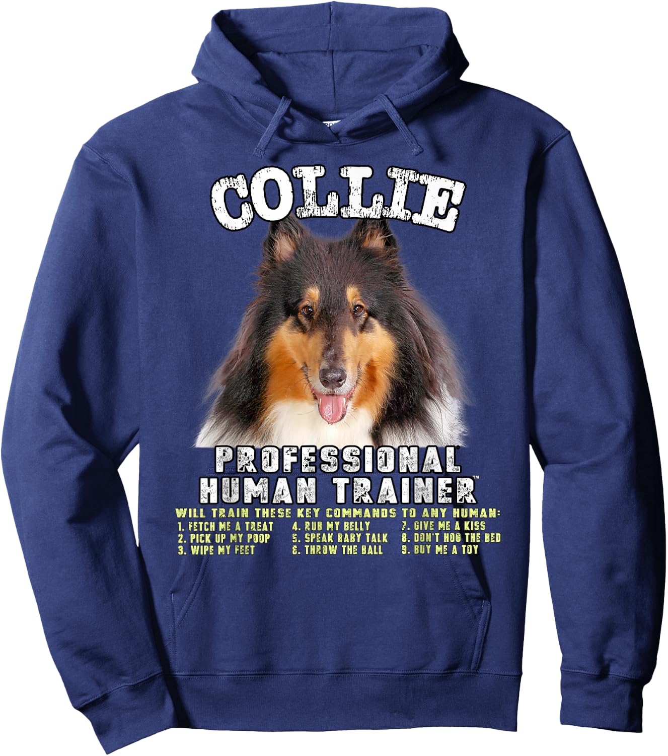 Collie Tri Professional Human Trainer Hoodie - Hoodie | Navy