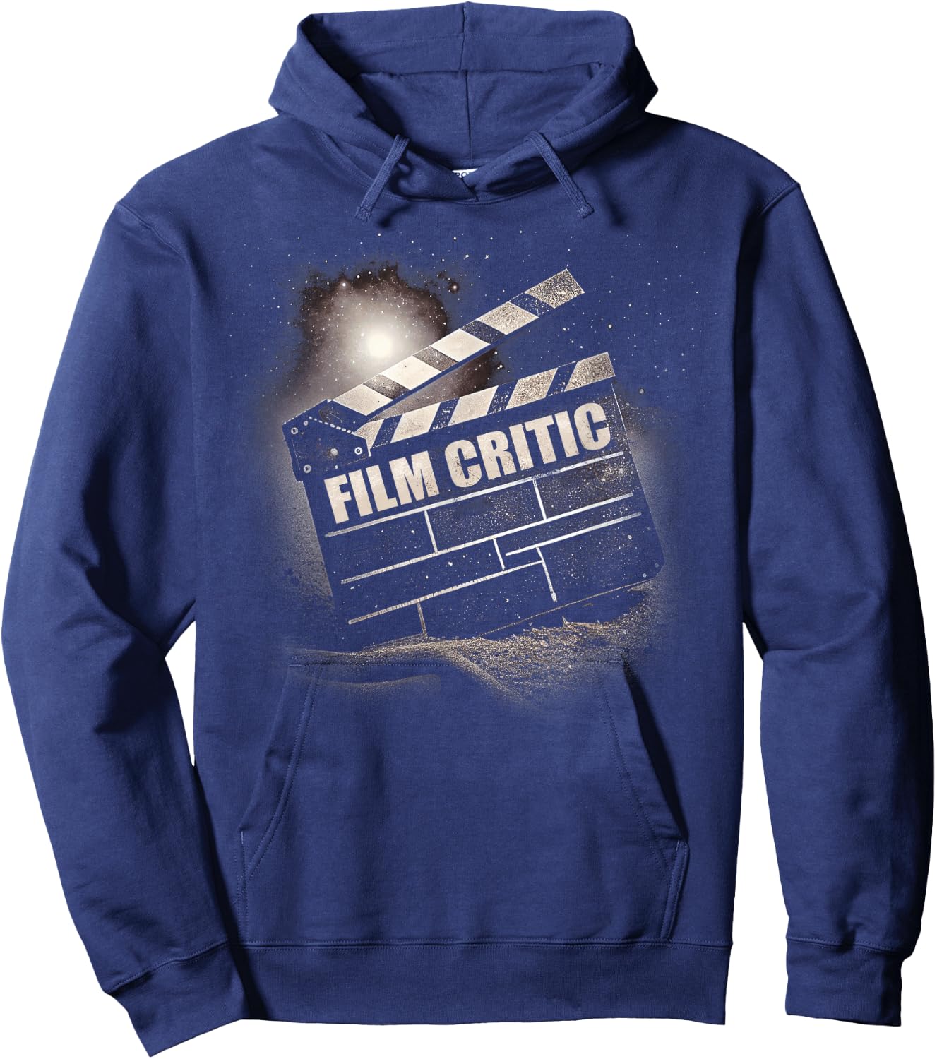 Film Critic Movie Clapper Board Costume Hoodie - Hoodie | Navy