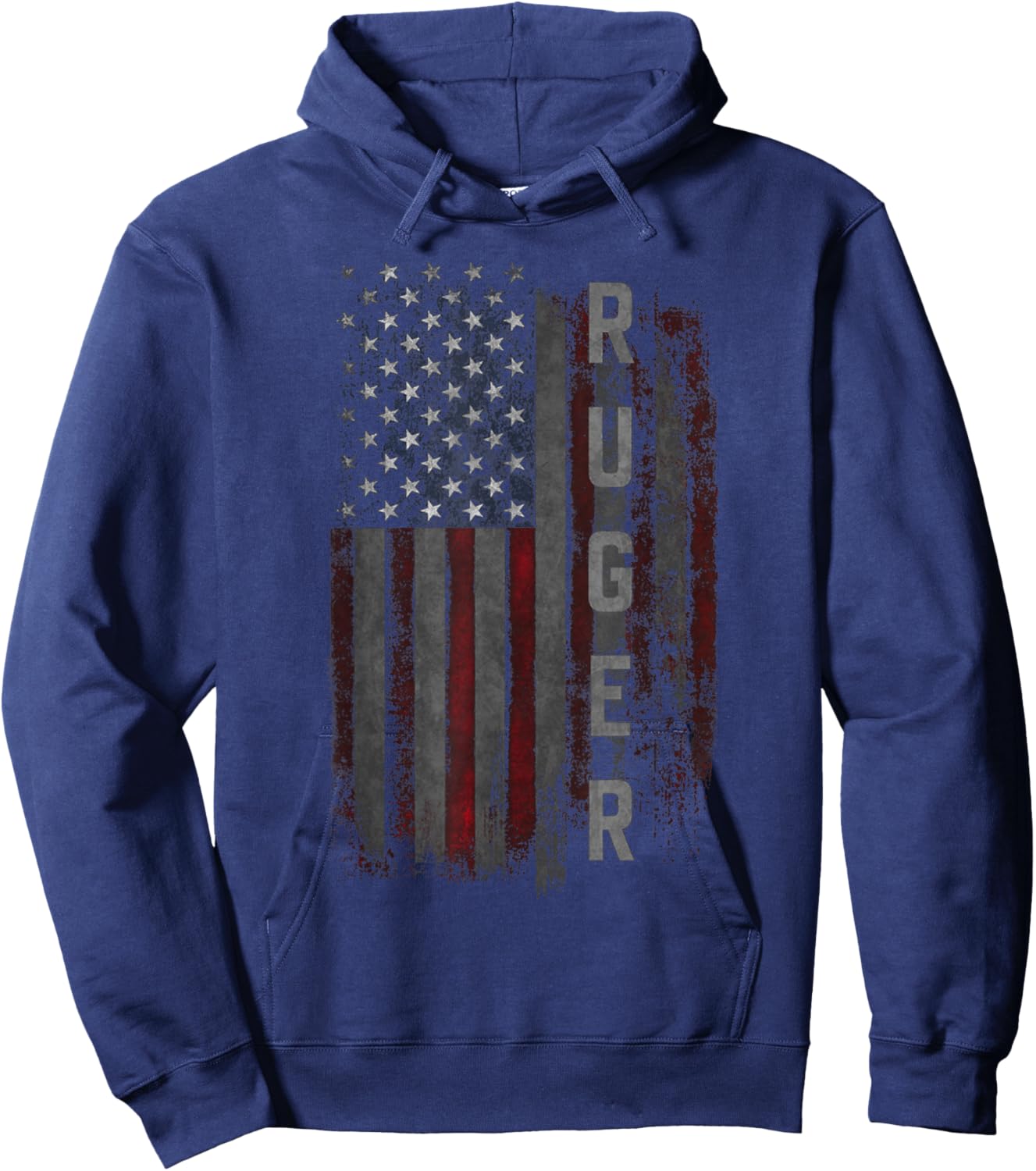 Ruger Family American Flag Hoodie - Hoodie | Navy