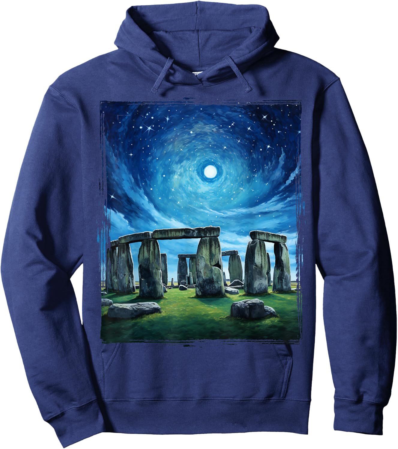Funny Stonehenge England History Meme Souvenir Hoodie - Hoodie | Navy